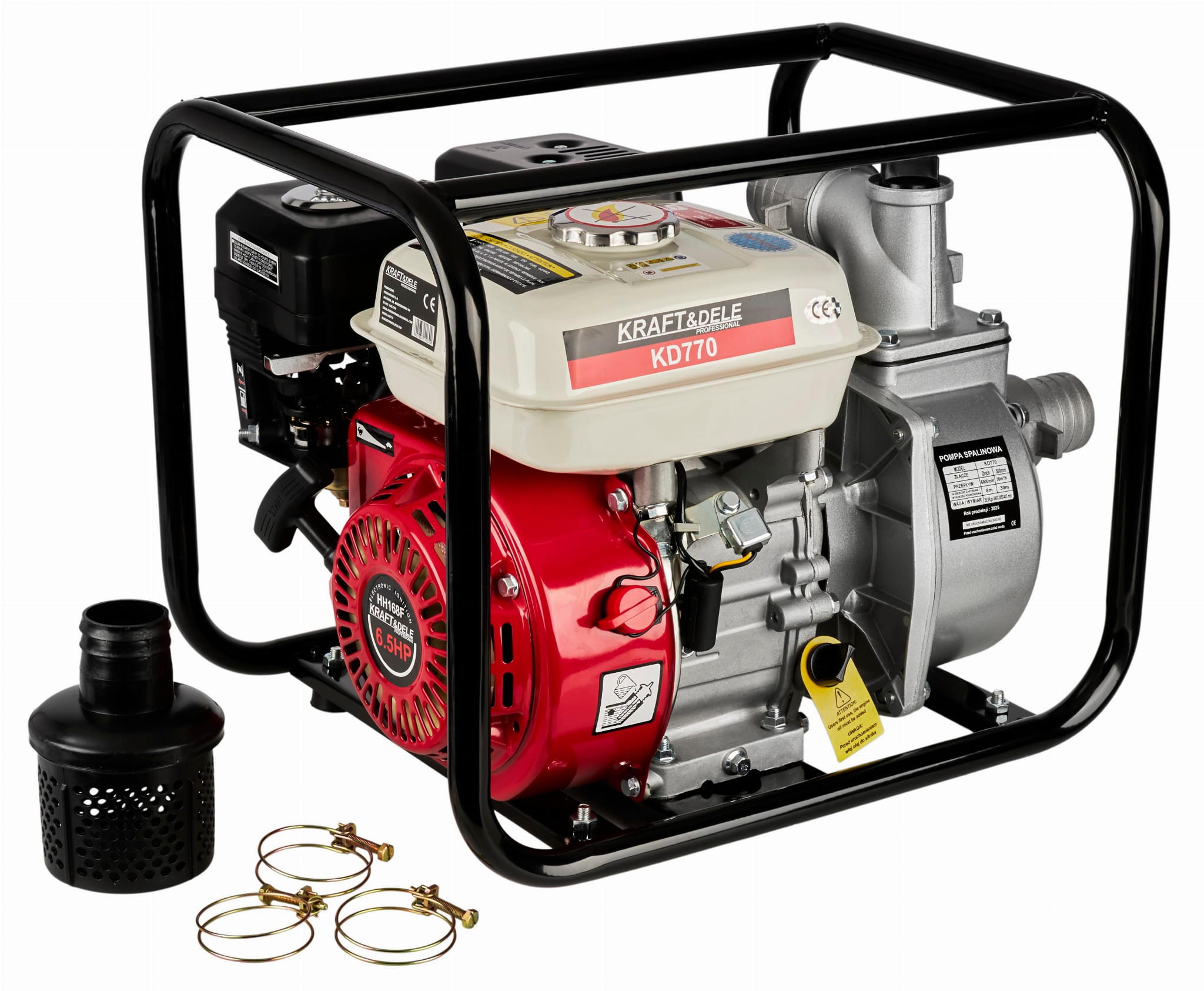 Motorová vodní pumpa 2 palce na vodu 600 l/min KD770