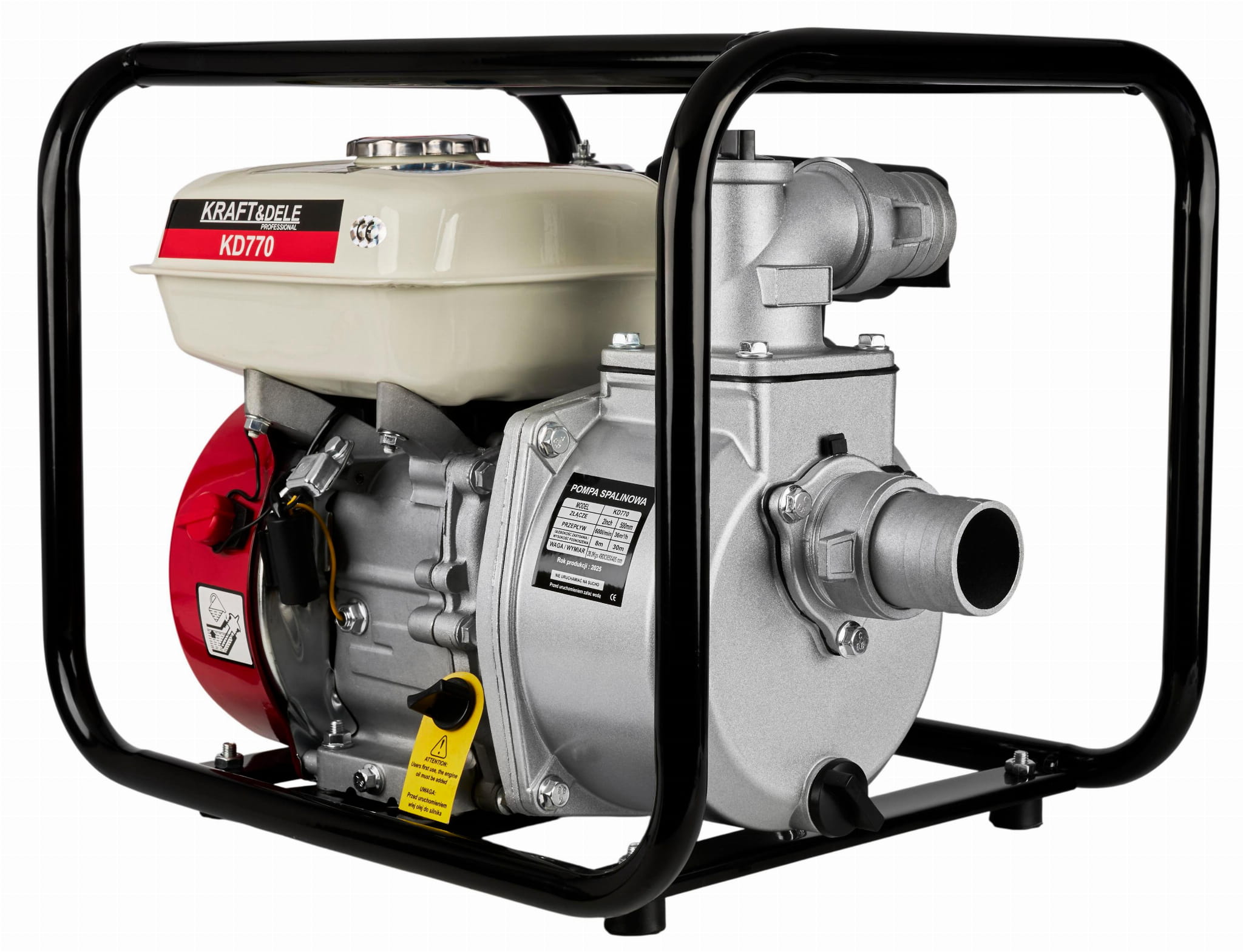 Motorová vodní pumpa 2 palce na vodu 600 l/min KD770