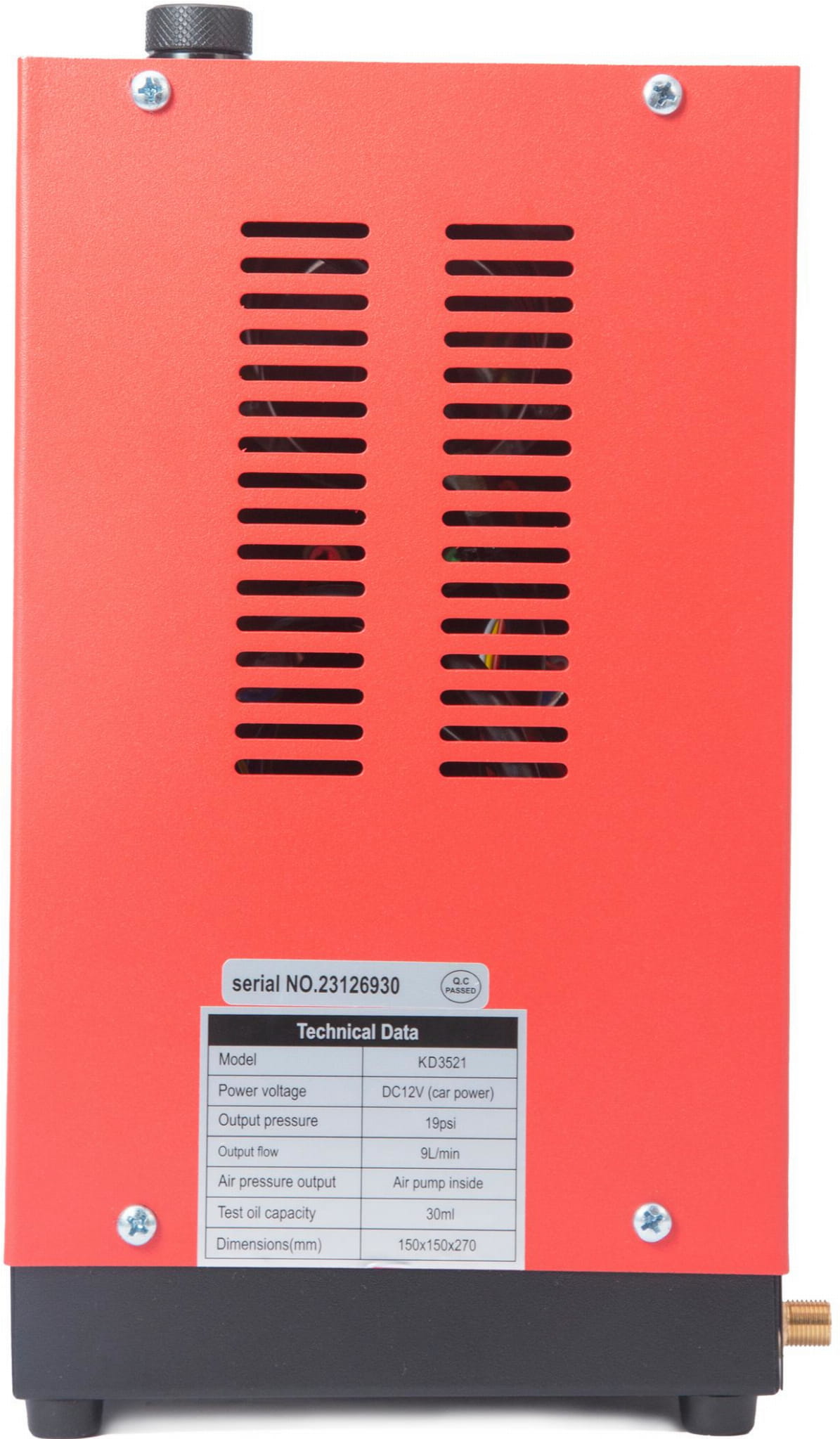 Generátor kouře pro kontrolu těsnosti systémů 12V 9l/min 30ml KD3521