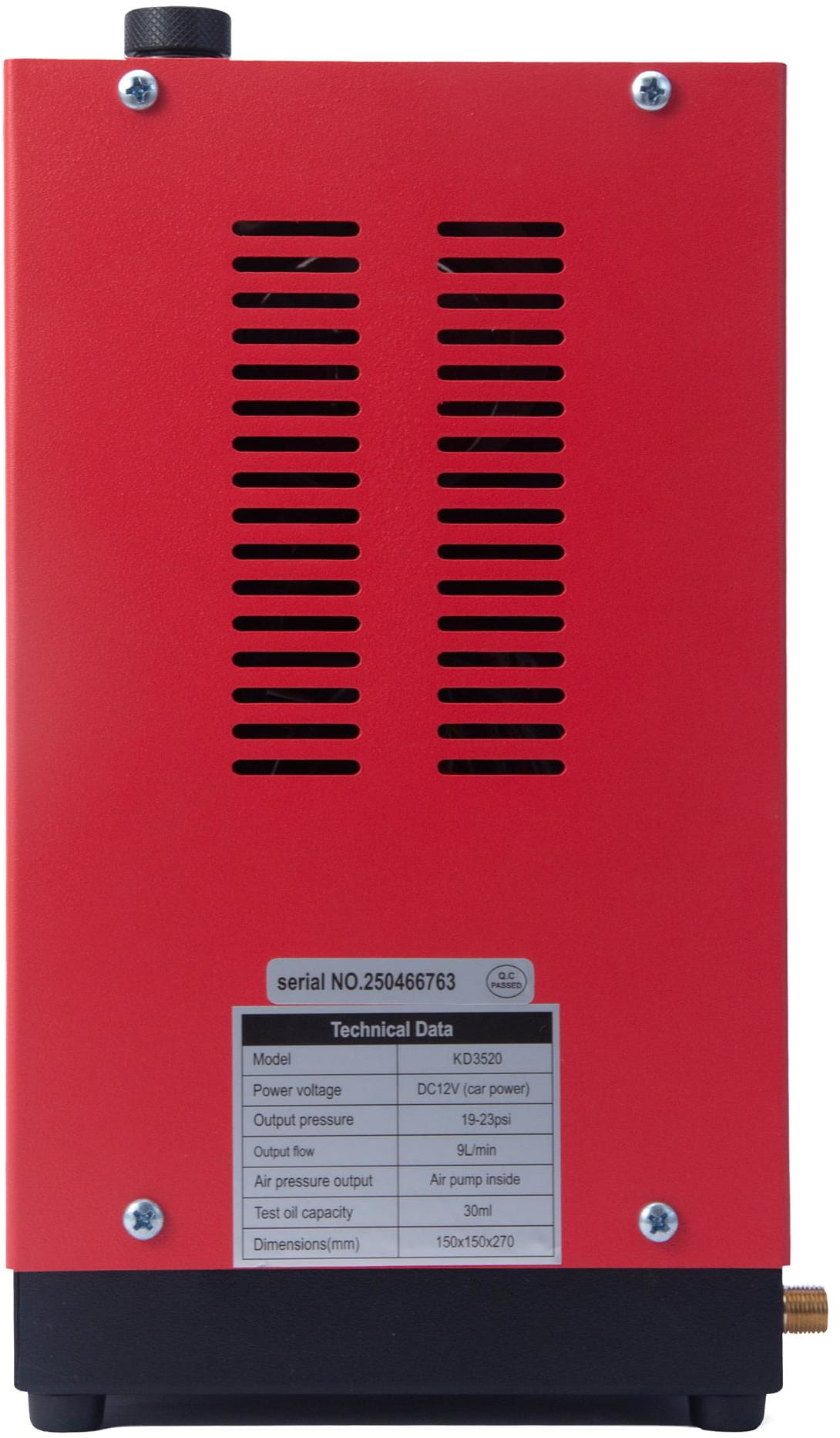 Generátor kouře pro kontrolu těsnosti systémů 12V 9l/min 30ml KD3520