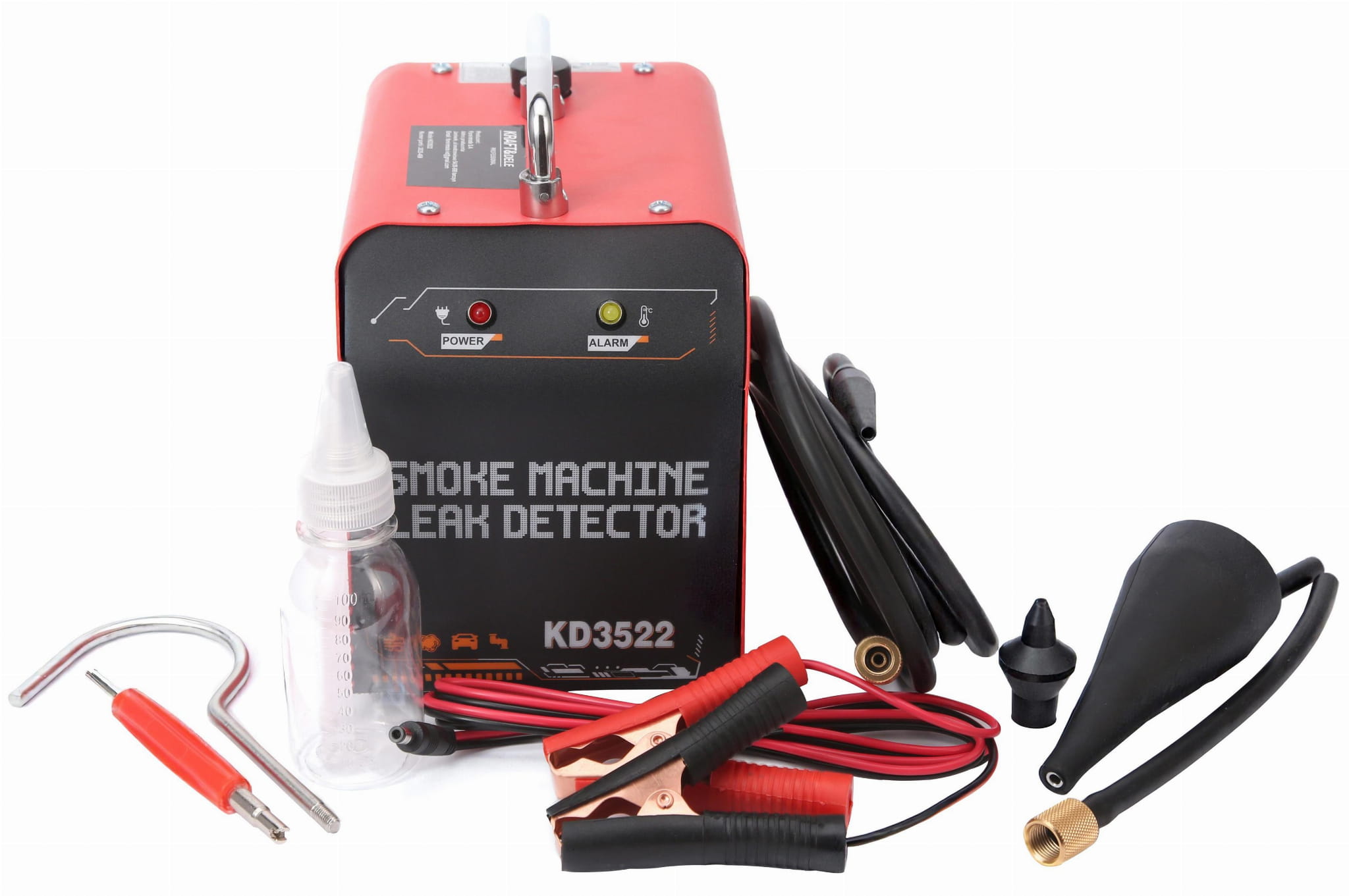 Generátor kouře pro kontrolu těsnosti systémů 12V 18l/min 30ml KD3522