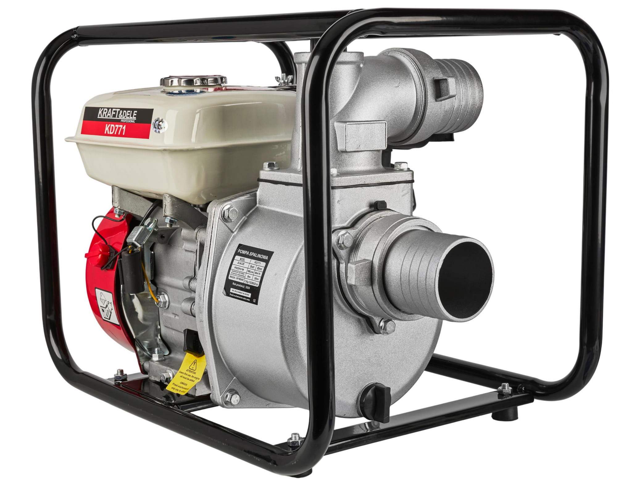 Motorová stříkačka, benzínové čerpadlo 3 palce na vodu 1000 l/min KD771