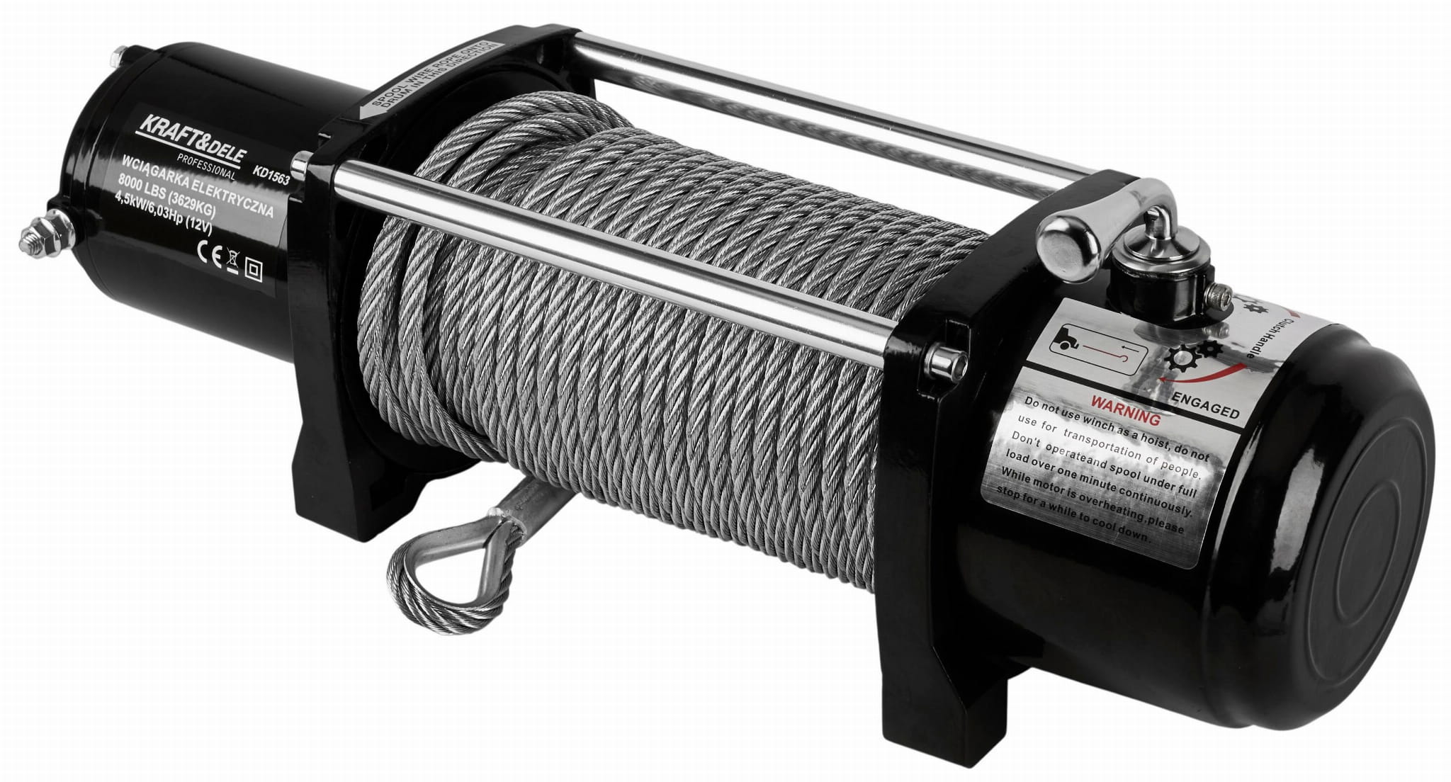 Naviják - Elektrický naviják KD1563 8000LBS 12V