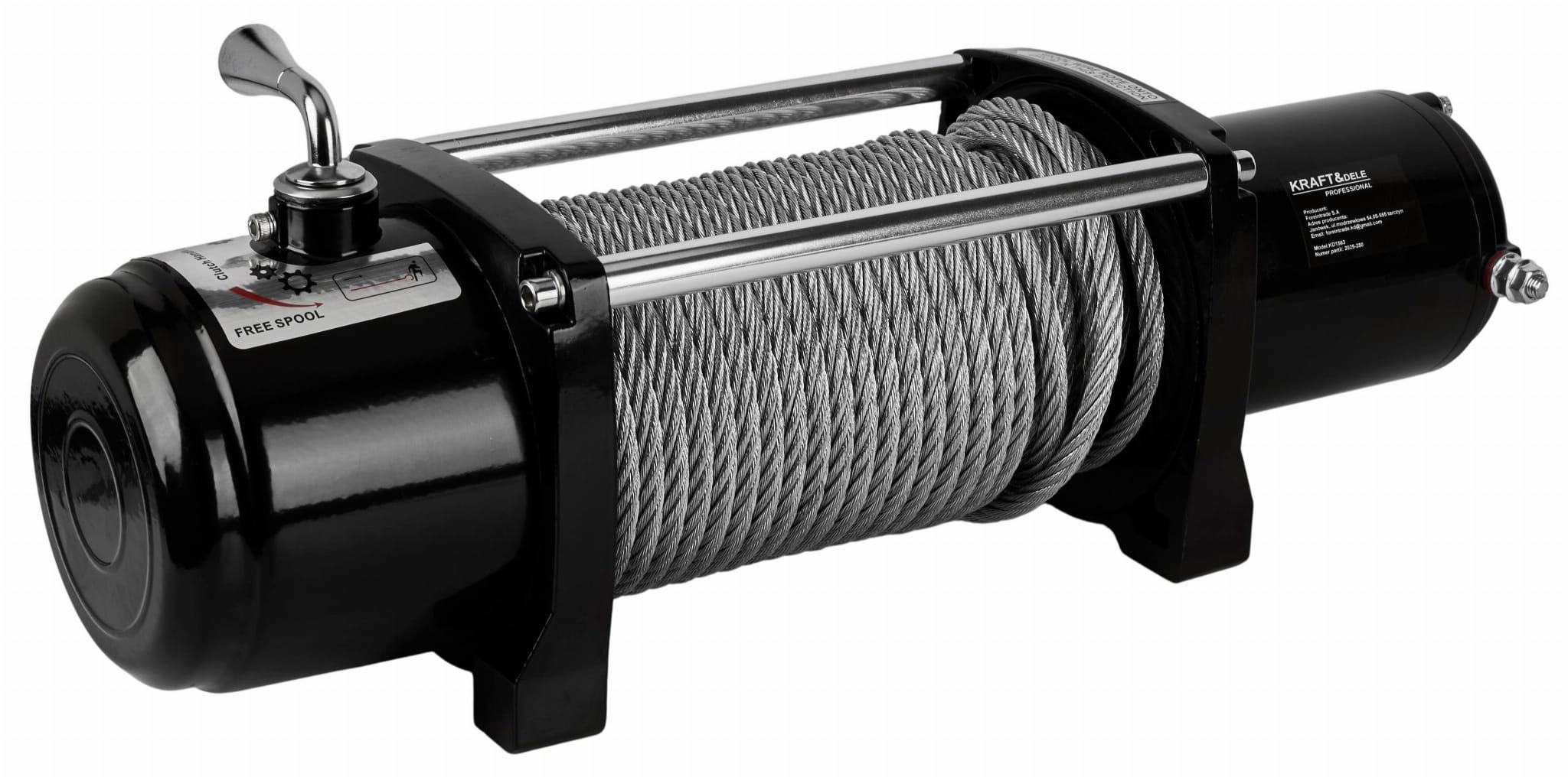 Naviják - Elektrický naviják KD1563 8000LBS 12V