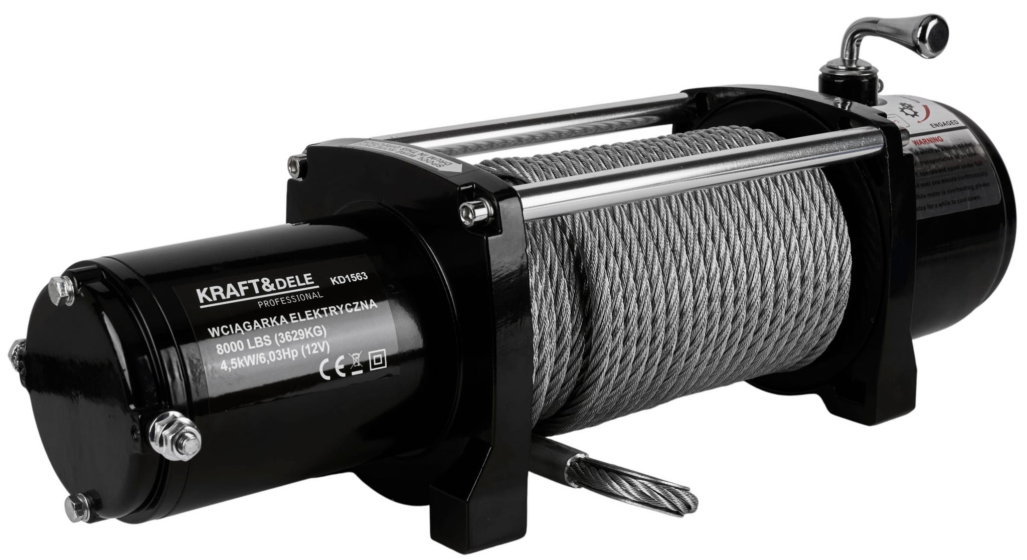 Naviják - Elektrický naviják KD1563 8000LBS 12V