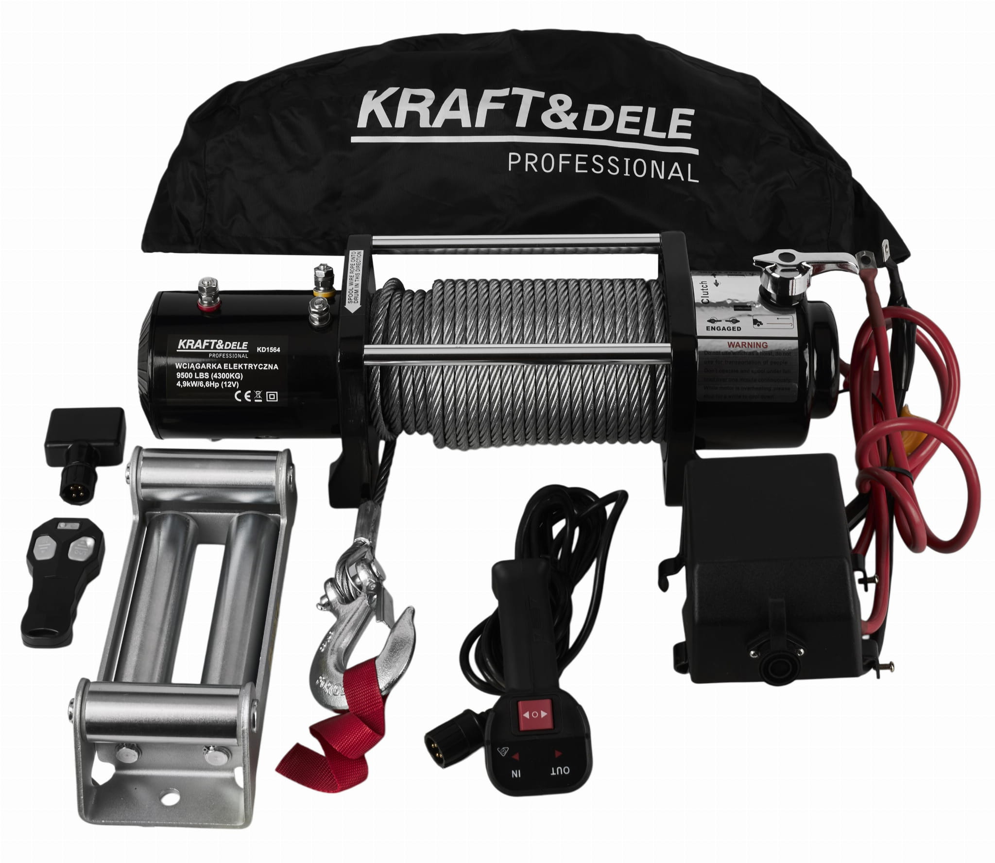 Naviják - Elektrický naviják KD1564 9500LBS 12V