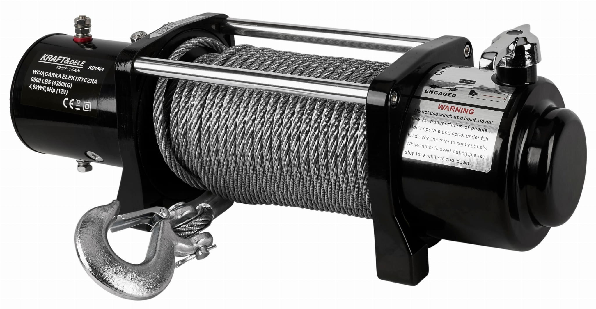 Naviják - Elektrický naviják KD1564 9500LBS 12V