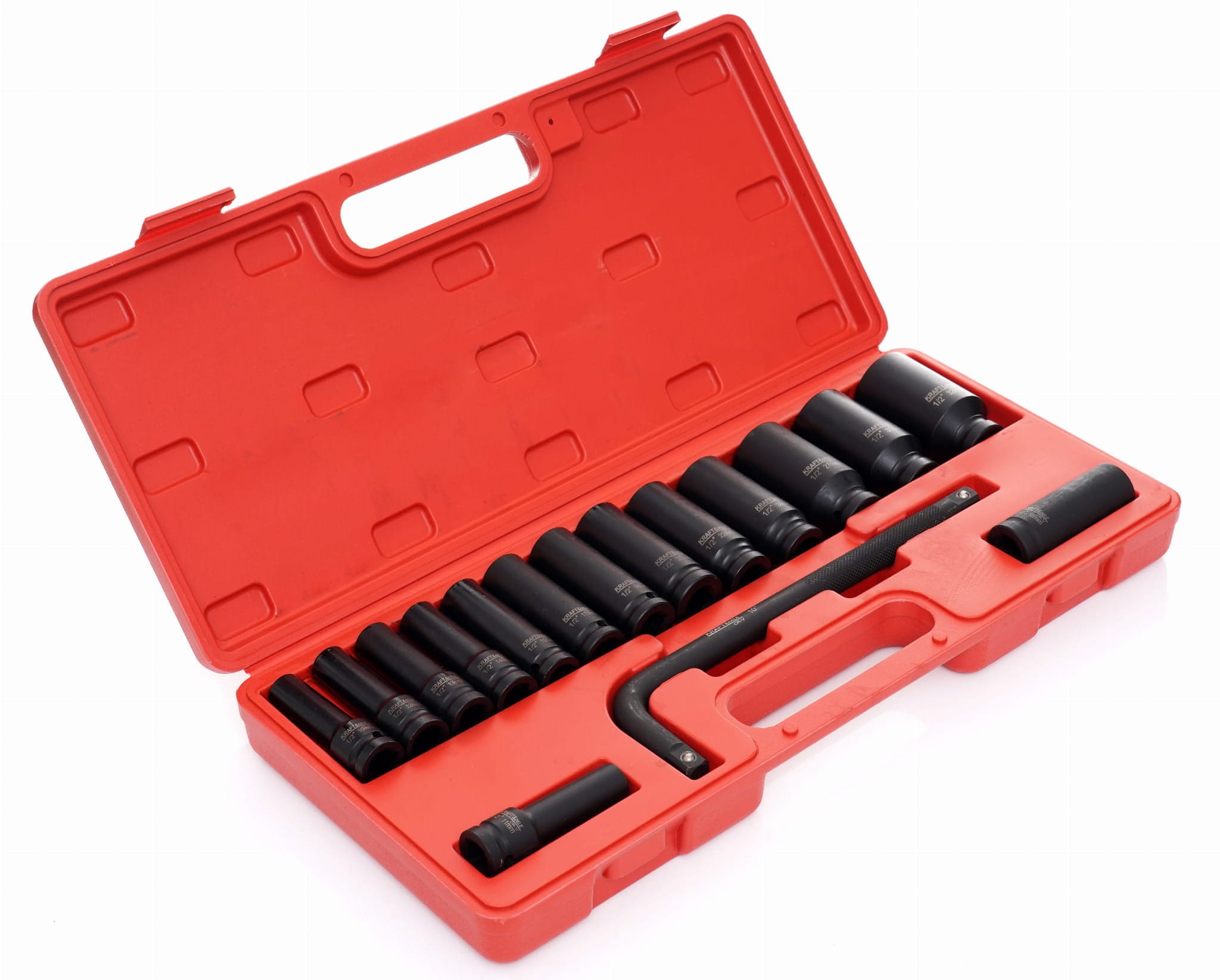 Rázové hlavice 1/2" 10-32 mm 16ks. KD11755