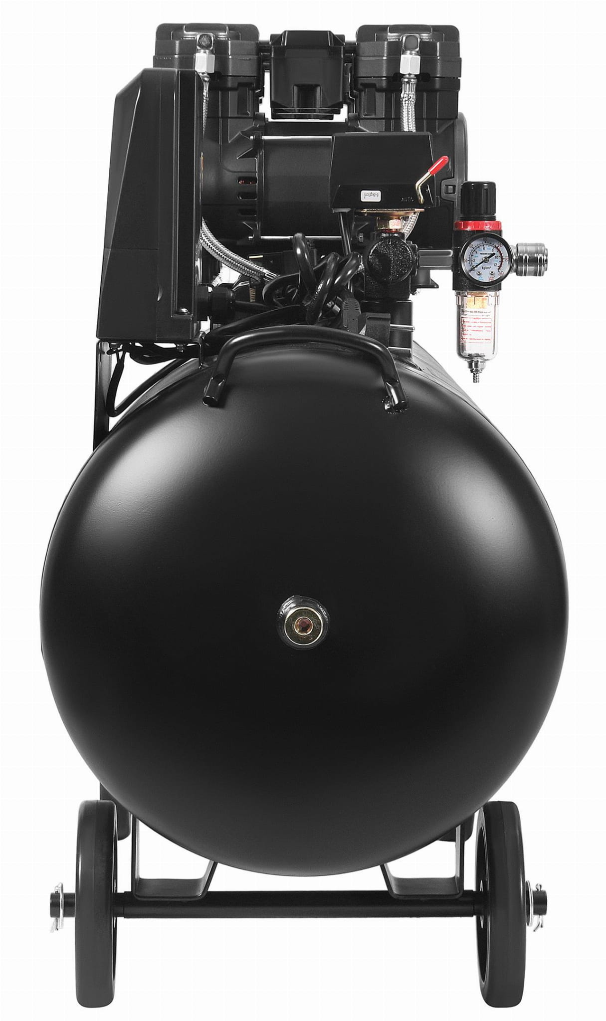 Bezolejový kompresor 200L 3x2200W + separátor a manometr s glycerinem KD4084