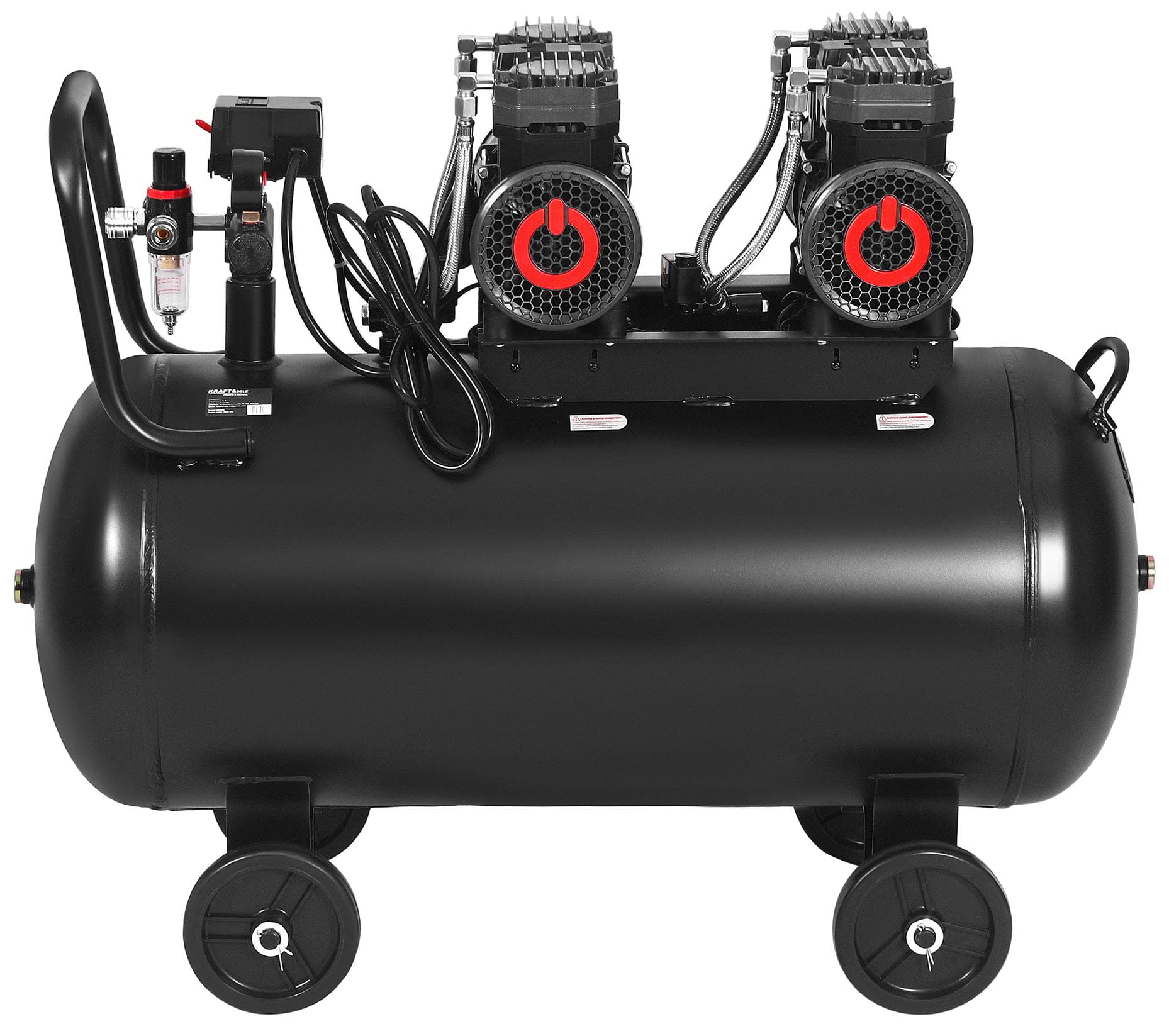 Bezolejový kompresor 100L 2x2200W KD4083