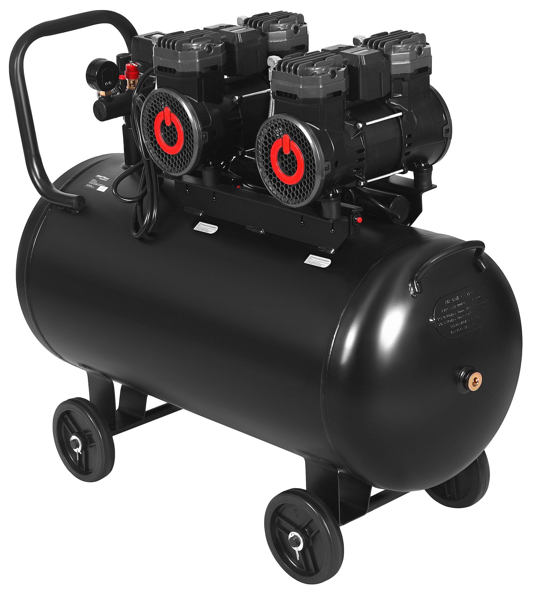 Bezolejový kompresor 100L 2x2200W KD4083