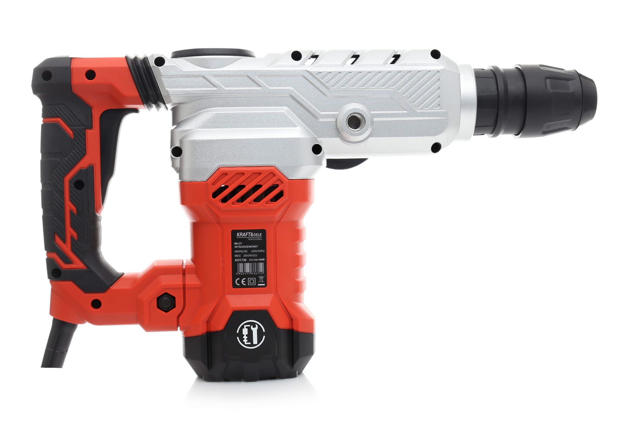 BOURACÍ KLADIVO 2650W KD1736 + KUFR