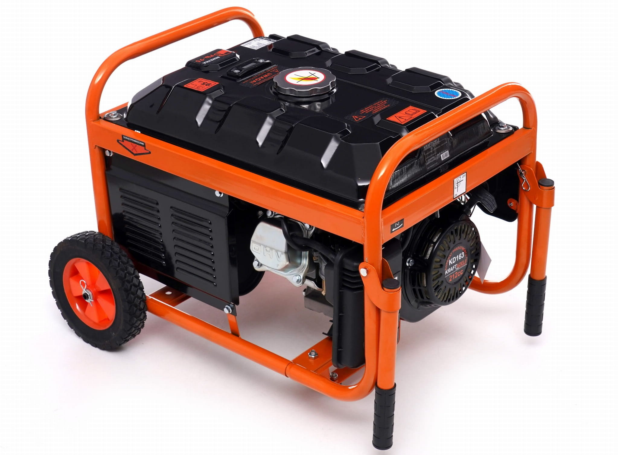 Generátor proudu 3500W 12/230V/380V KD163