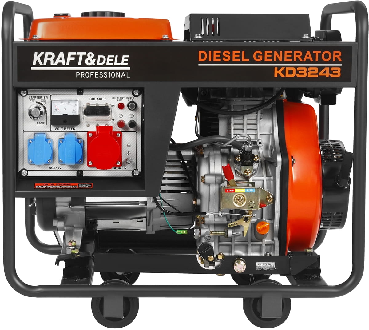Elektrocentrála DIESEL 7kW 230/400V KD3243