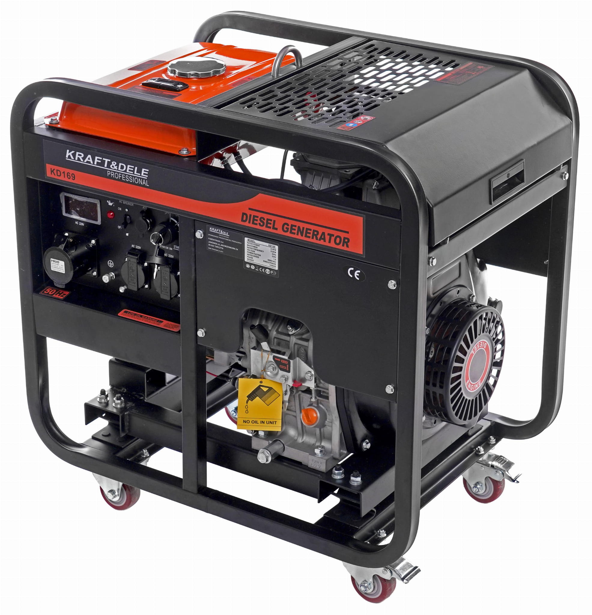 Generátor 9kW 230V KD169