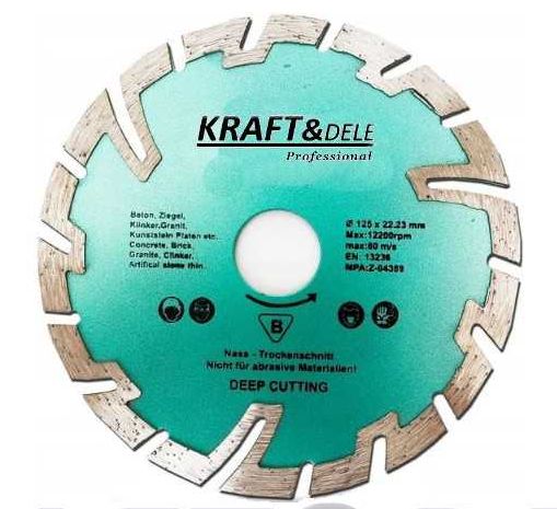 Diamantový kotouč segmentový 125x22,2 mm KD928