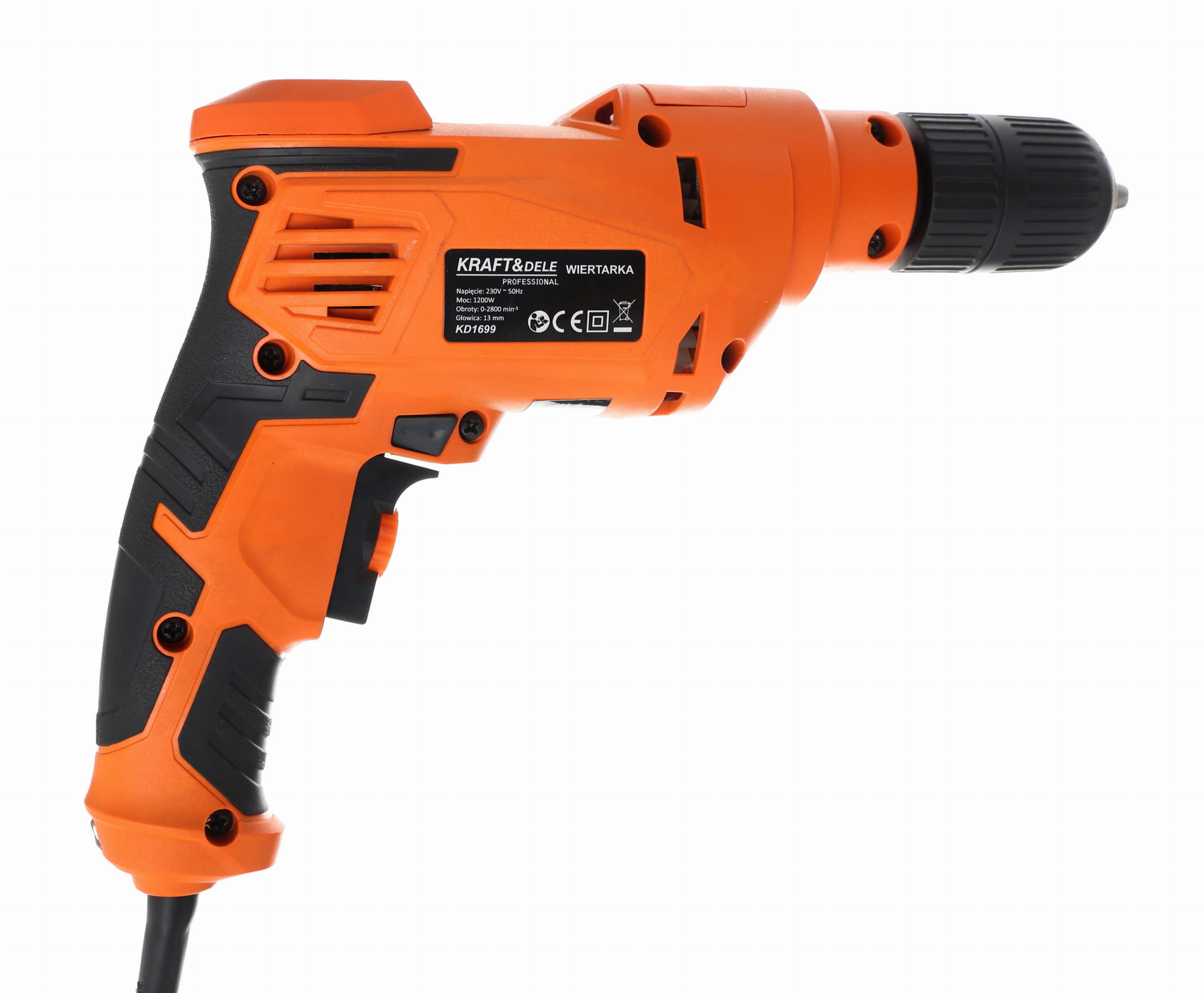 ELEKTRICKÁ VRTAČKA 1200W 0-2880min 13mm KD1699