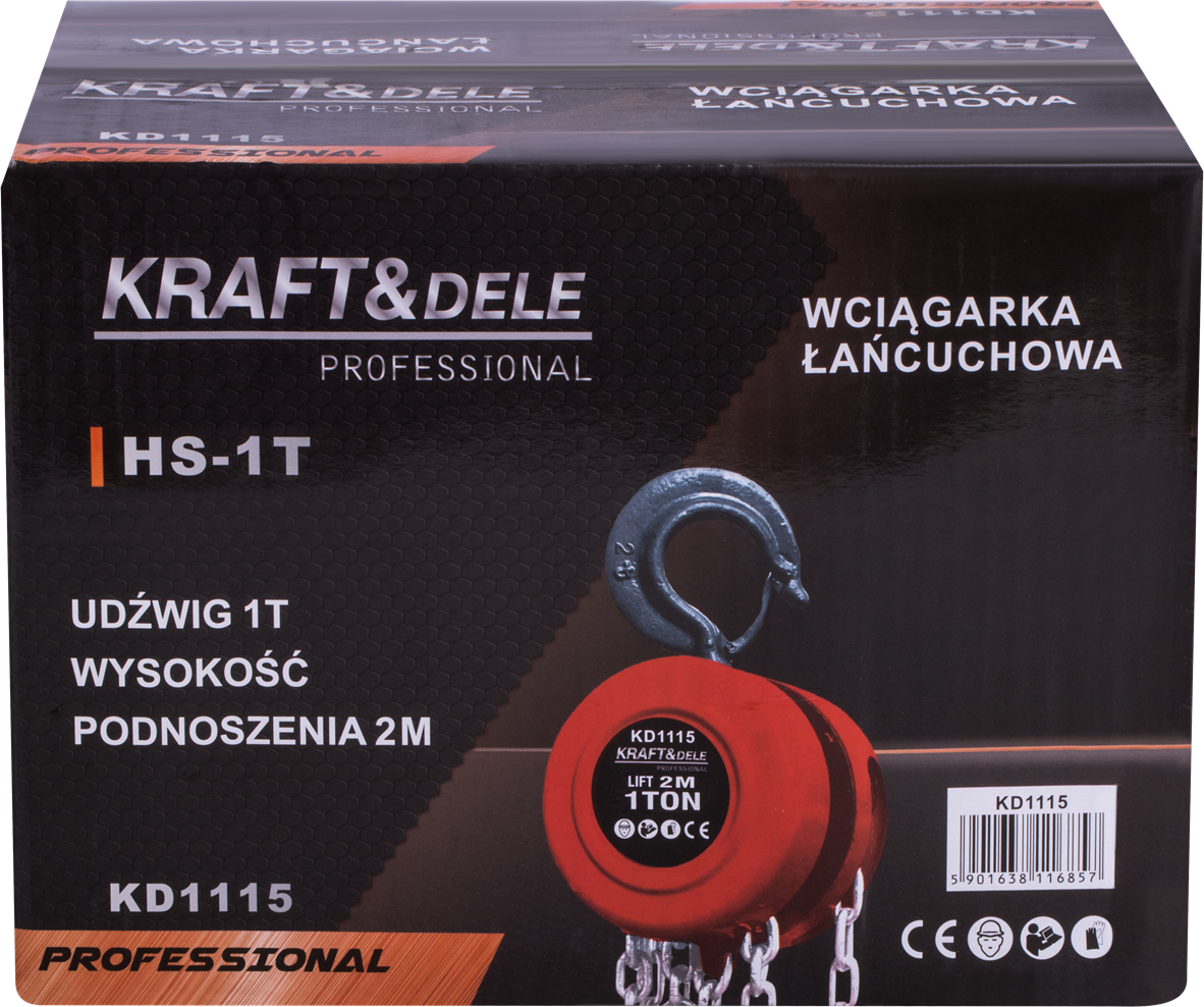 Řetězový kladkostroj 1T KD1115