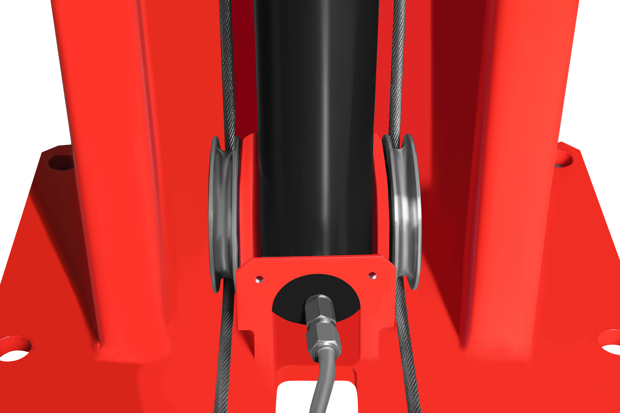 SLOUPKOVÝ HYDRAULICKÝ ZVEDÁK POLOAUTOMATICKÝ 400V KD5810