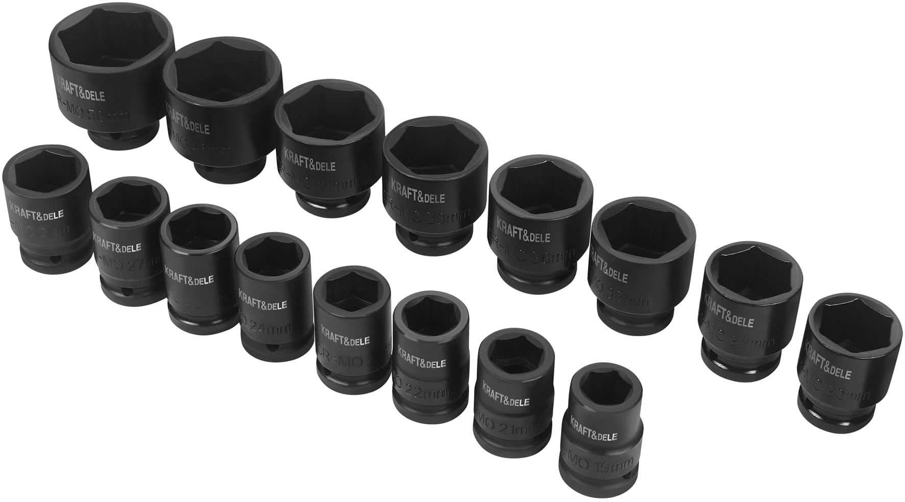 Sada ráčny + nástavců + rázových nástrčků 3/4" 21ks KD11868