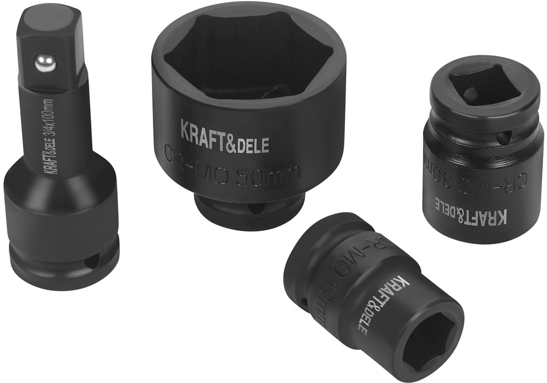 Sada ráčny + nástavců + rázových nástrčků 3/4" 21ks KD11868