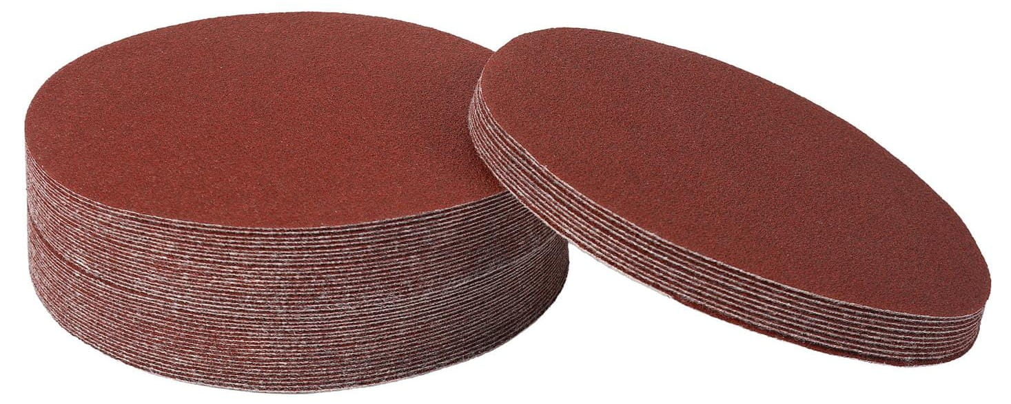 Brusný papír 50ks kotouč 125mm P80 na suchý zip KD11803