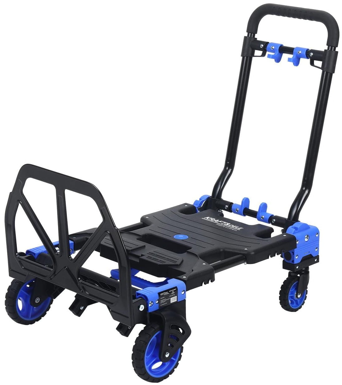 Skládací transportní skladový vozík 2v1, 150 kg KD3094