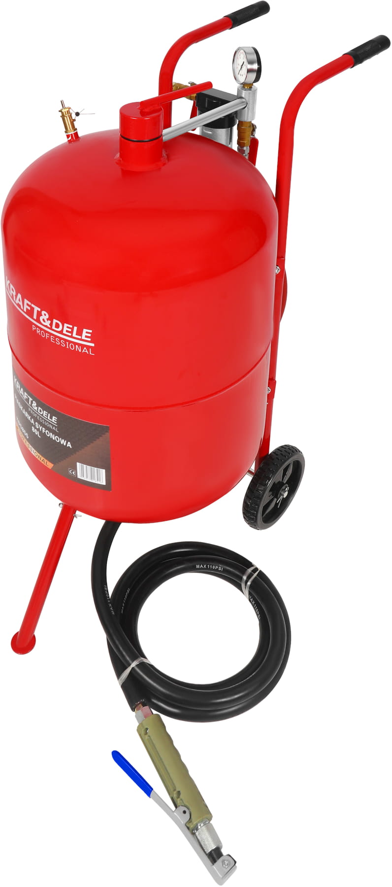 SYFONOVÁ PÍSKOVAČKA 80L + PŘÍSLUŠENSTVÍ KD5855