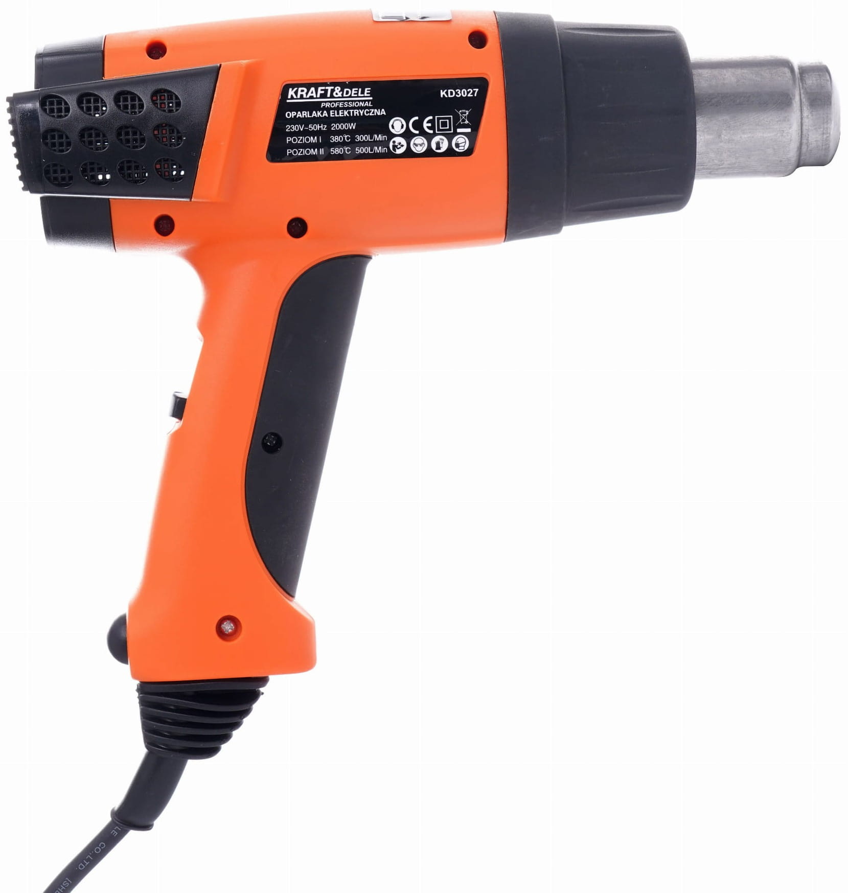 Horkovzdušná pistole Elektrická 2000W KD3027