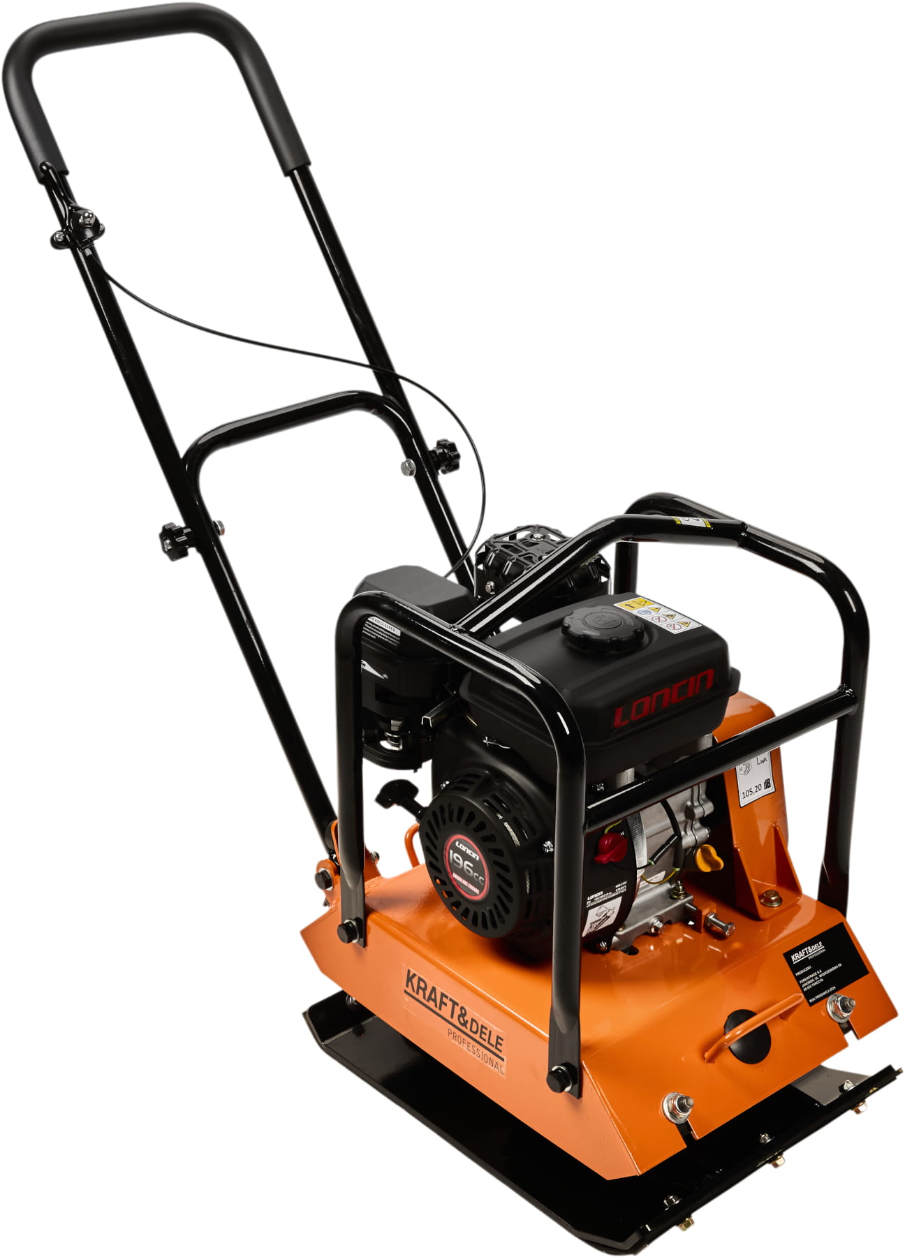 ZHUTŇOVAČ LONCIN 7HP 60KG S GUMOU KD1196