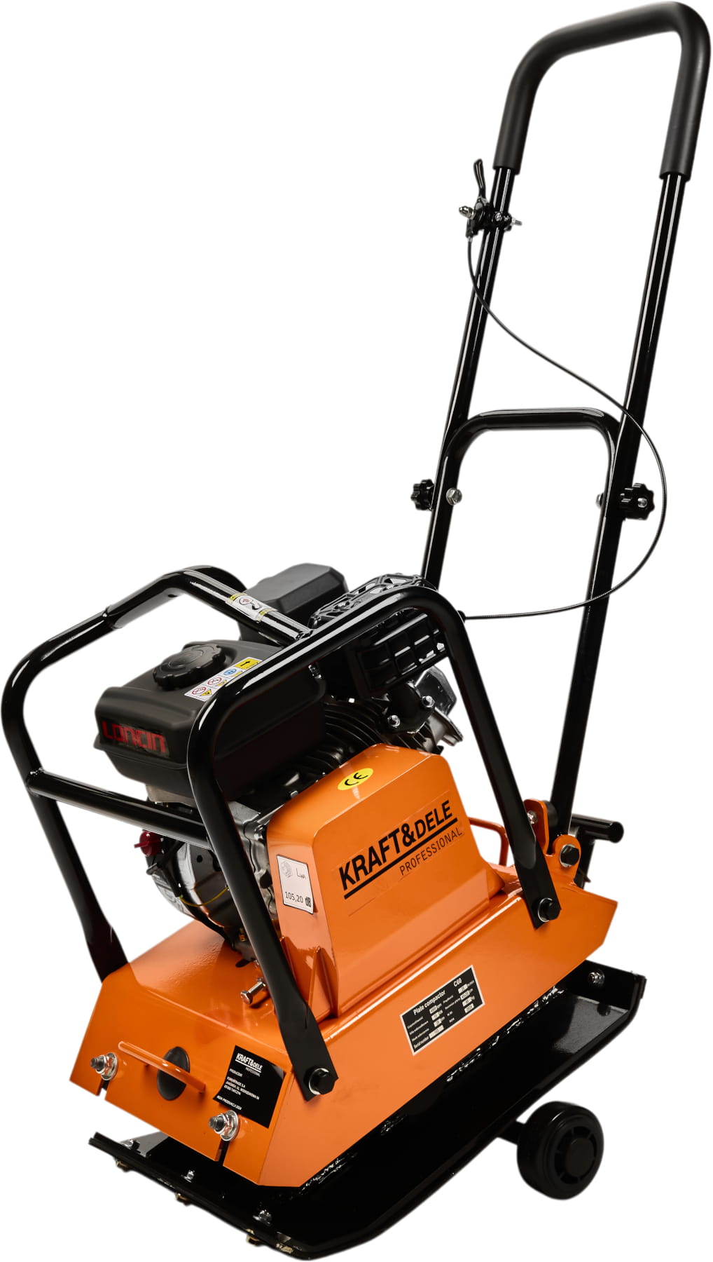 ZHUTŇOVAČ LONCIN 7HP 60KG S GUMOU KD1196