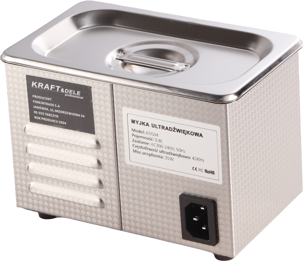 ULTRAZVUKOVÁ ČISTIČKA 0,8L KD504