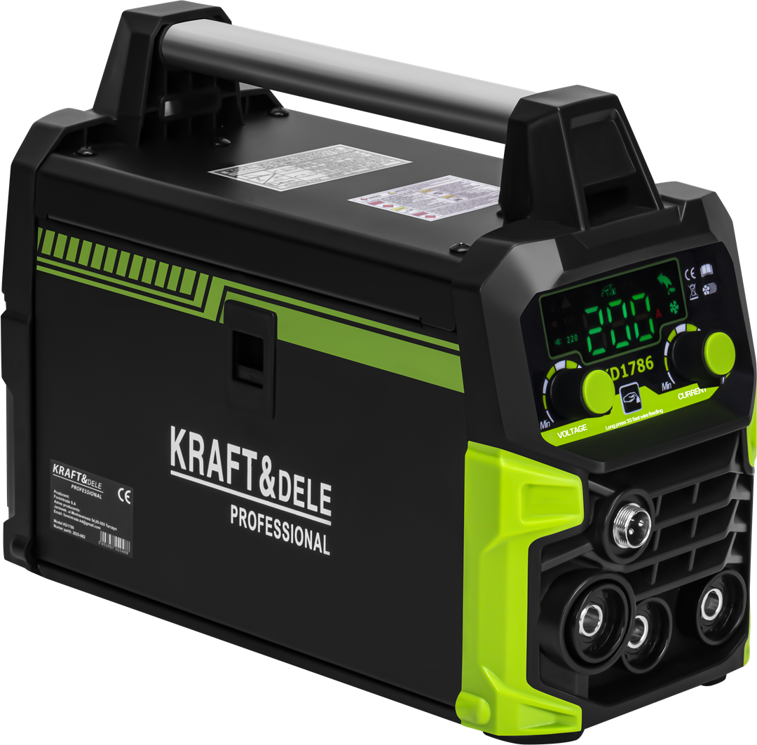INVERTOROVÁ SVÁŘEČKA MIG FLUX MMA TIG LIFT 200A KD1786