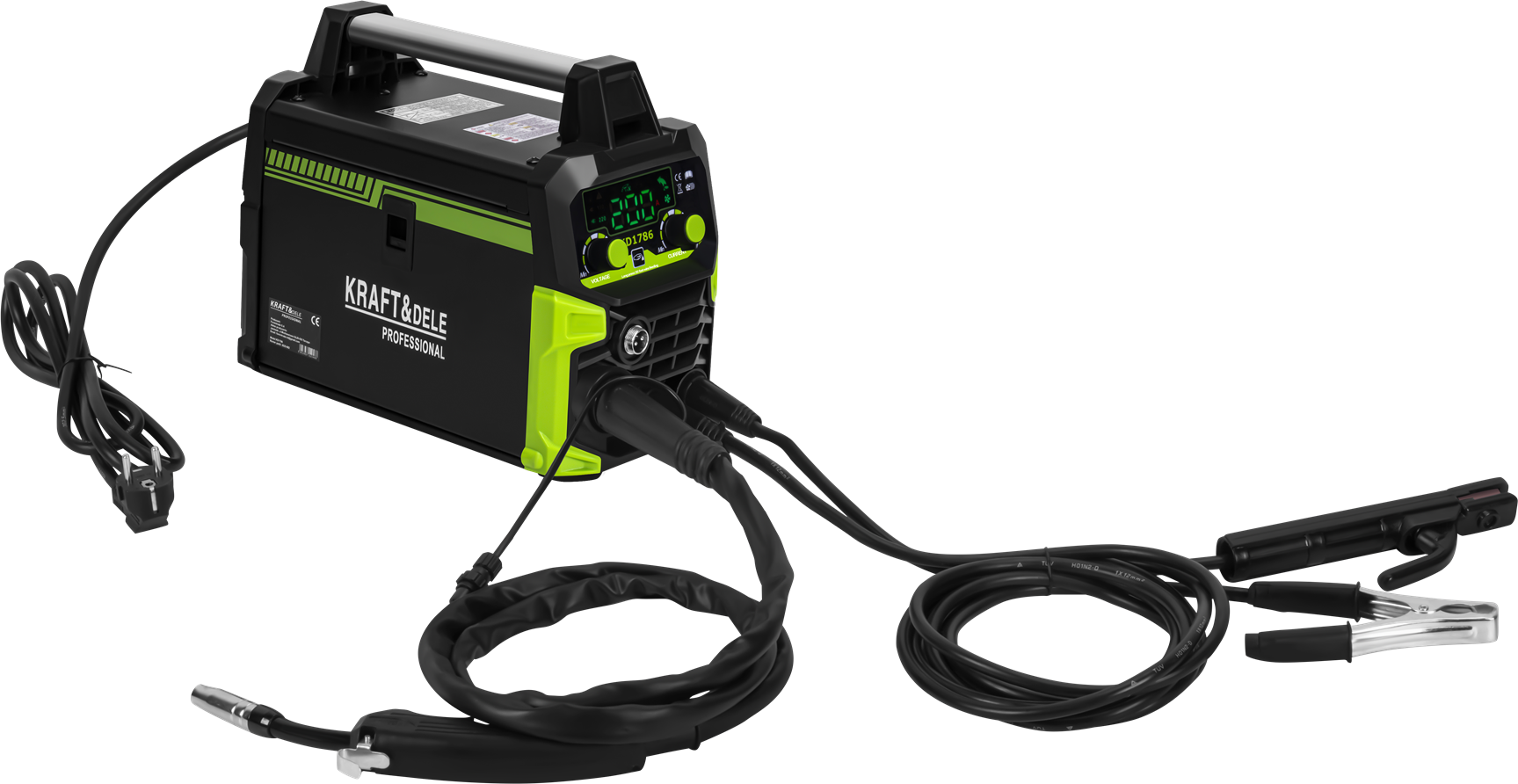 INVERTOROVÁ SVÁŘEČKA MIG FLUX MMA TIG LIFT 200A KD1786