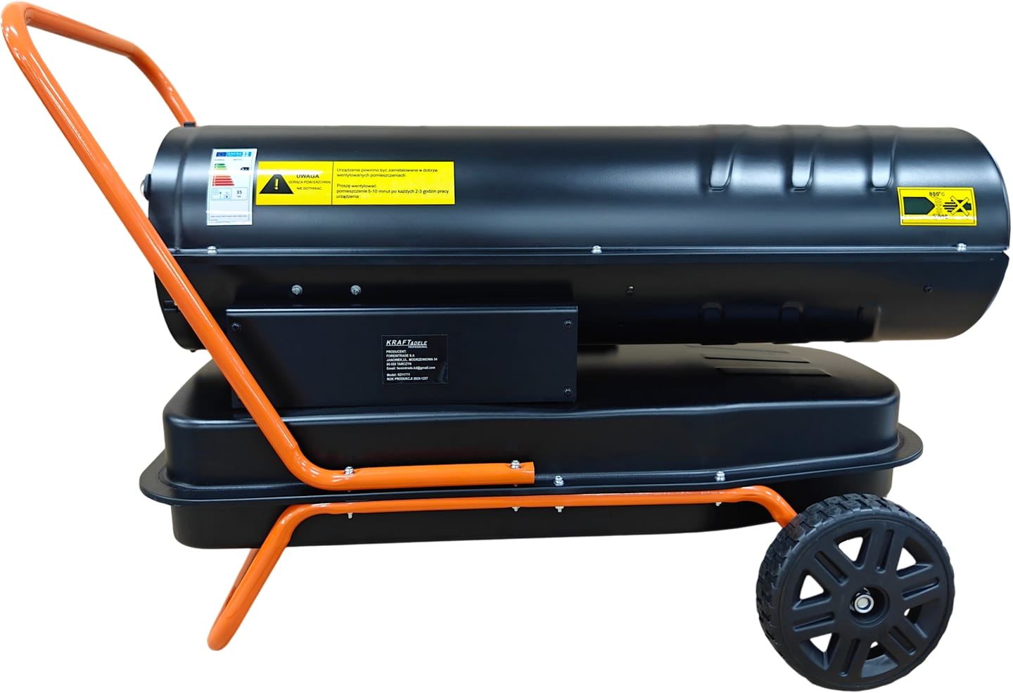 Olejový ohřívač 35kW termostat KD11711