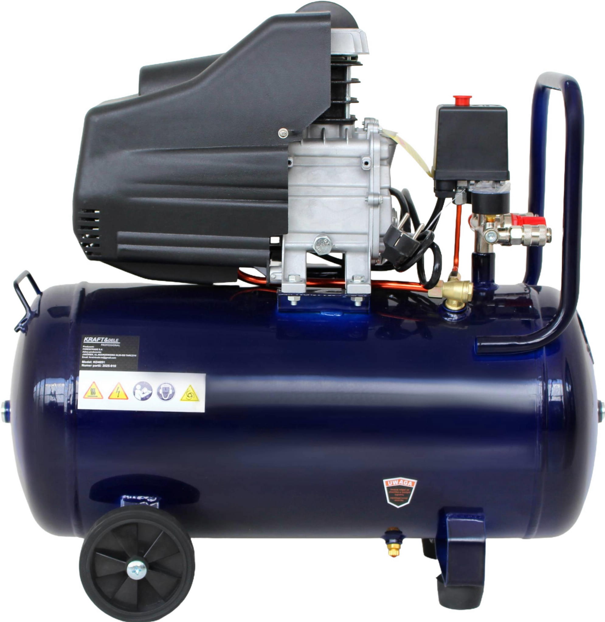 Olejový kompresor 50L 230V KD4051