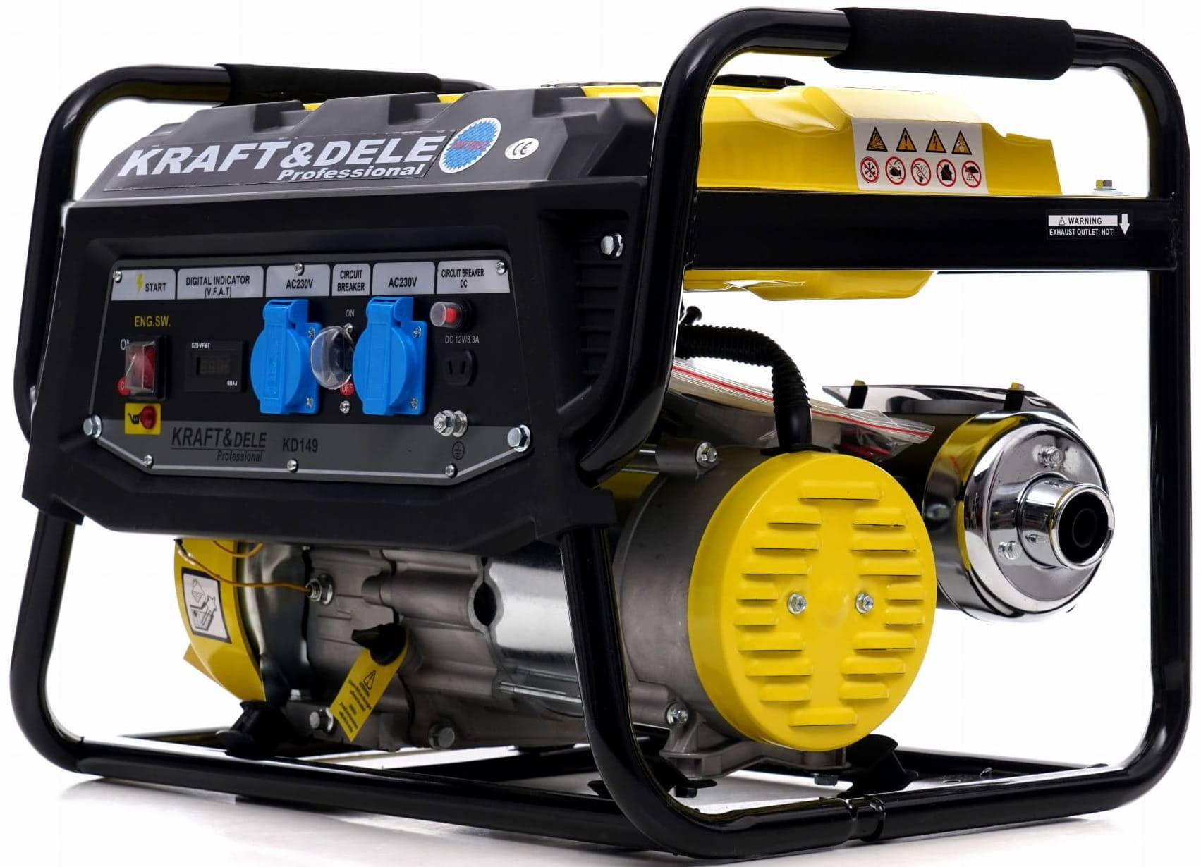 Elektrocentrála 3500W LCD 12/230V KD149