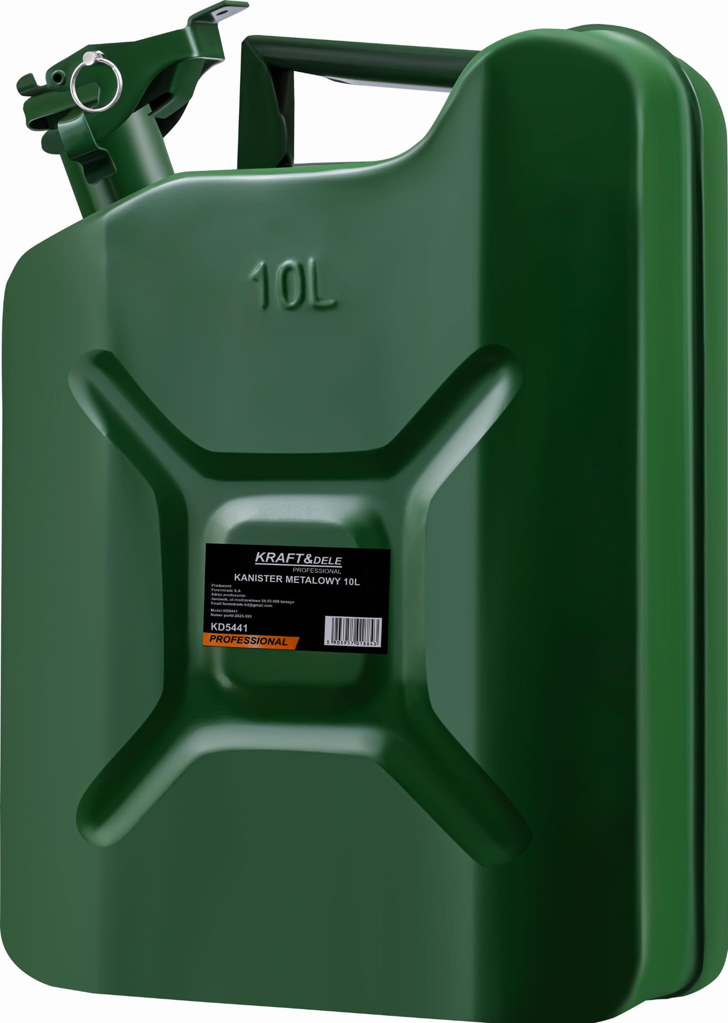 KOVOVÝ KANYSTR 10L KD5441