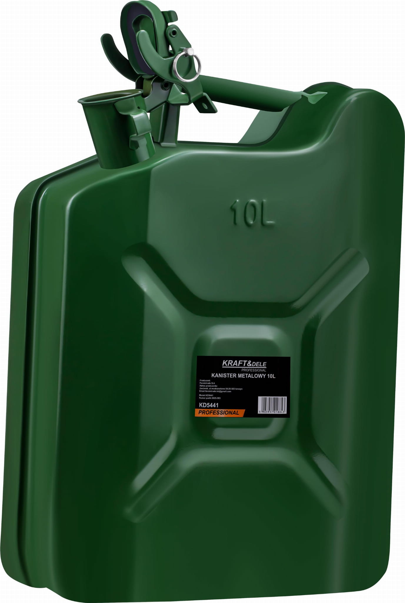 KOVOVÝ KANYSTR 10L KD5441