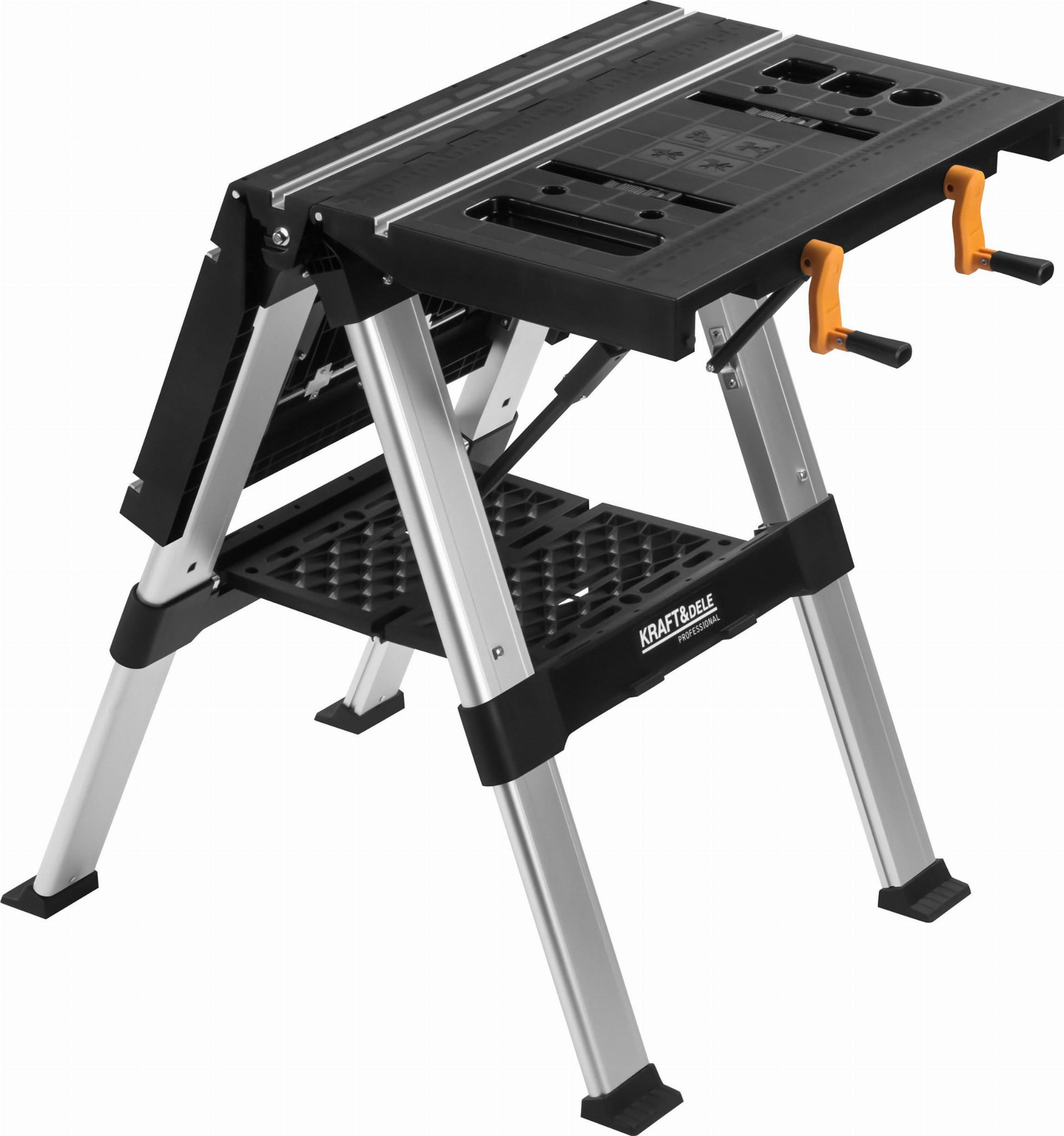Pracovní a upínací skládací stůl 350KG Nosnost 84x81x63CM KD11870