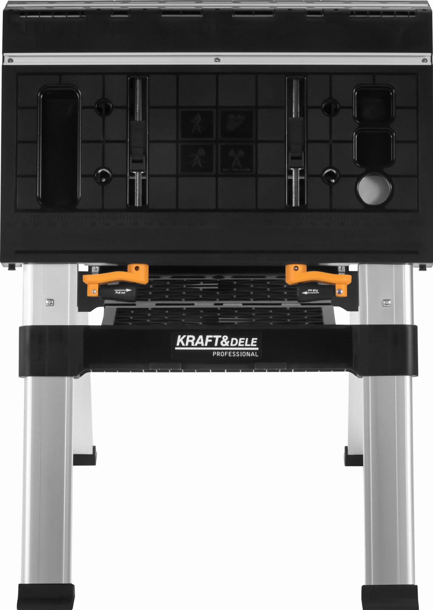 Pracovní a upínací skládací stůl 350KG Nosnost 84x81x63CM KD11870