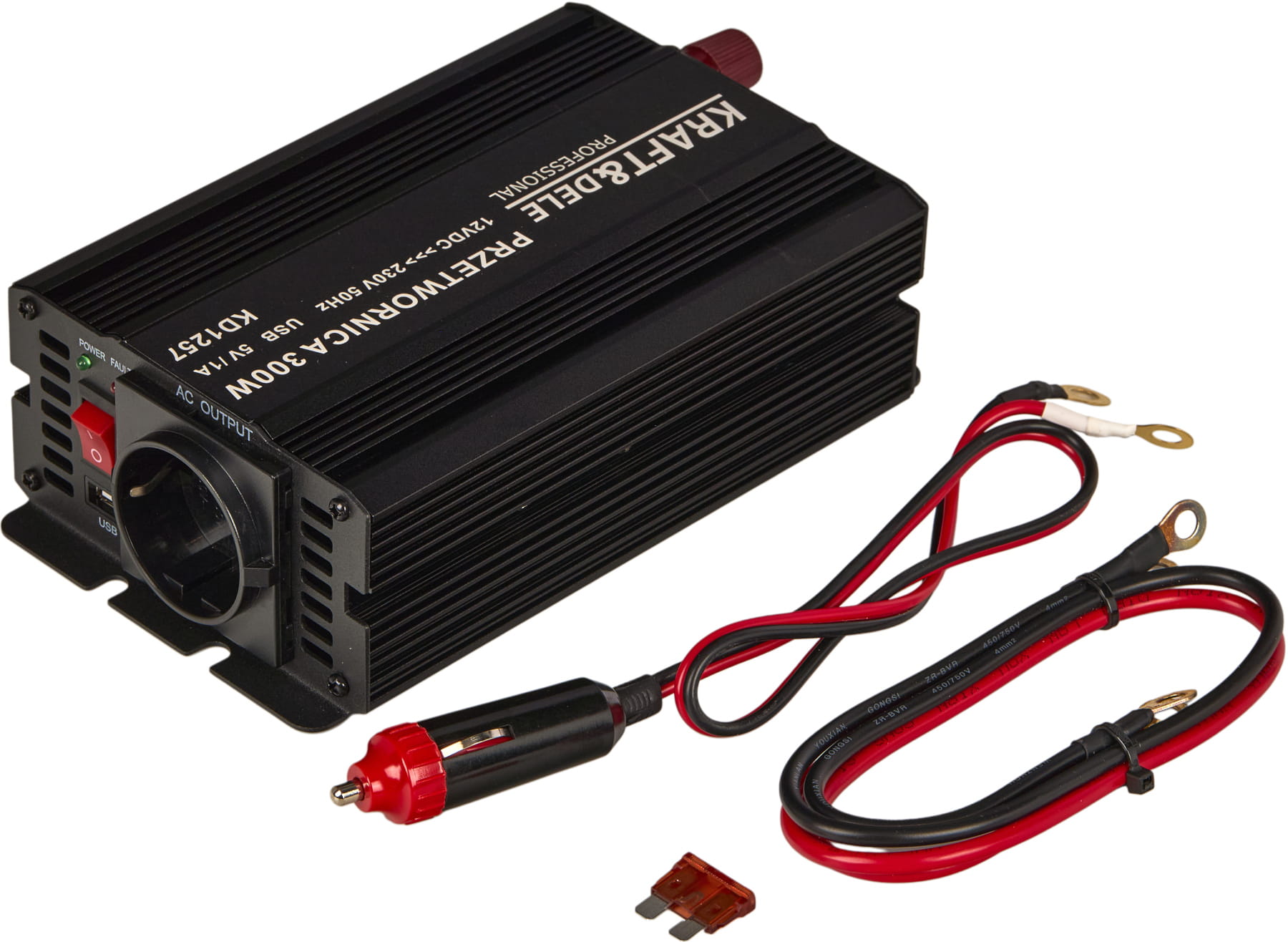 Měnič napětí 12V na 230V 300 / 600W KD1257