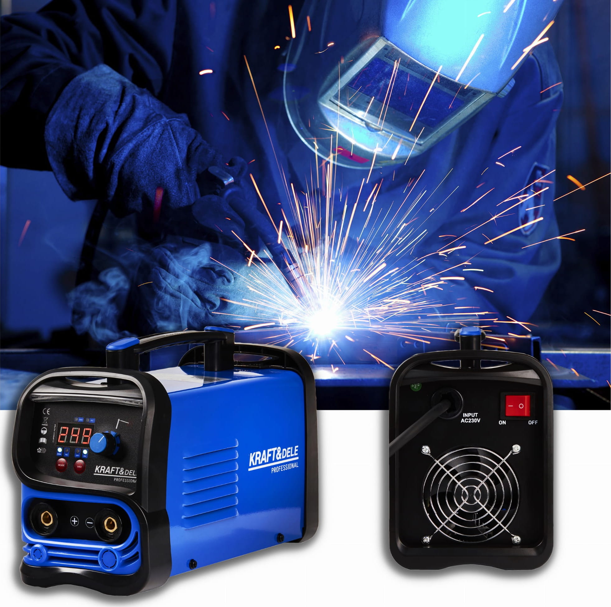Svářečka IGBT/MMA/LIFT/TIG 350A KD1880