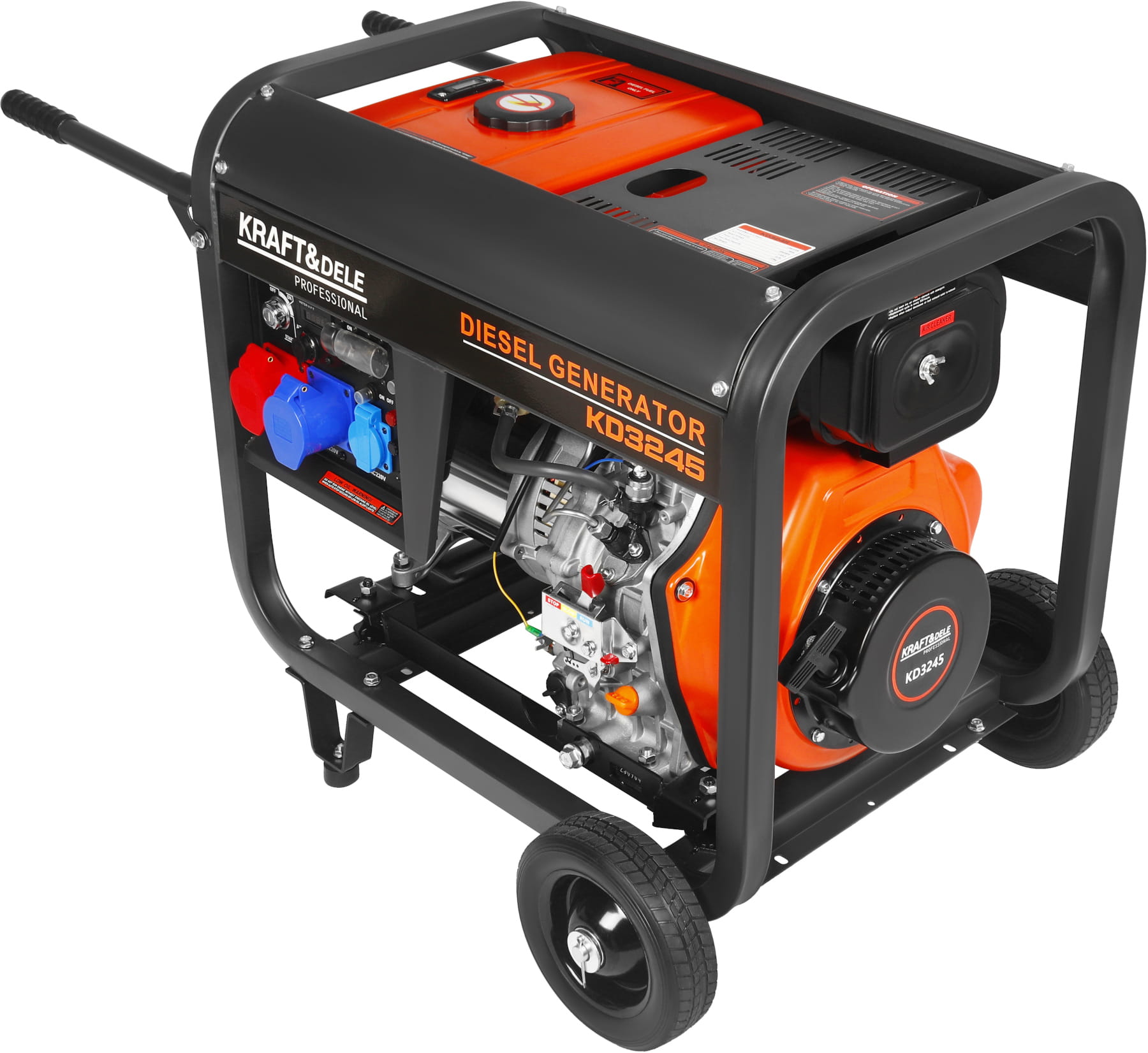 Dieselová elektrocentrála 8kW 230V 32A 400V KD3245