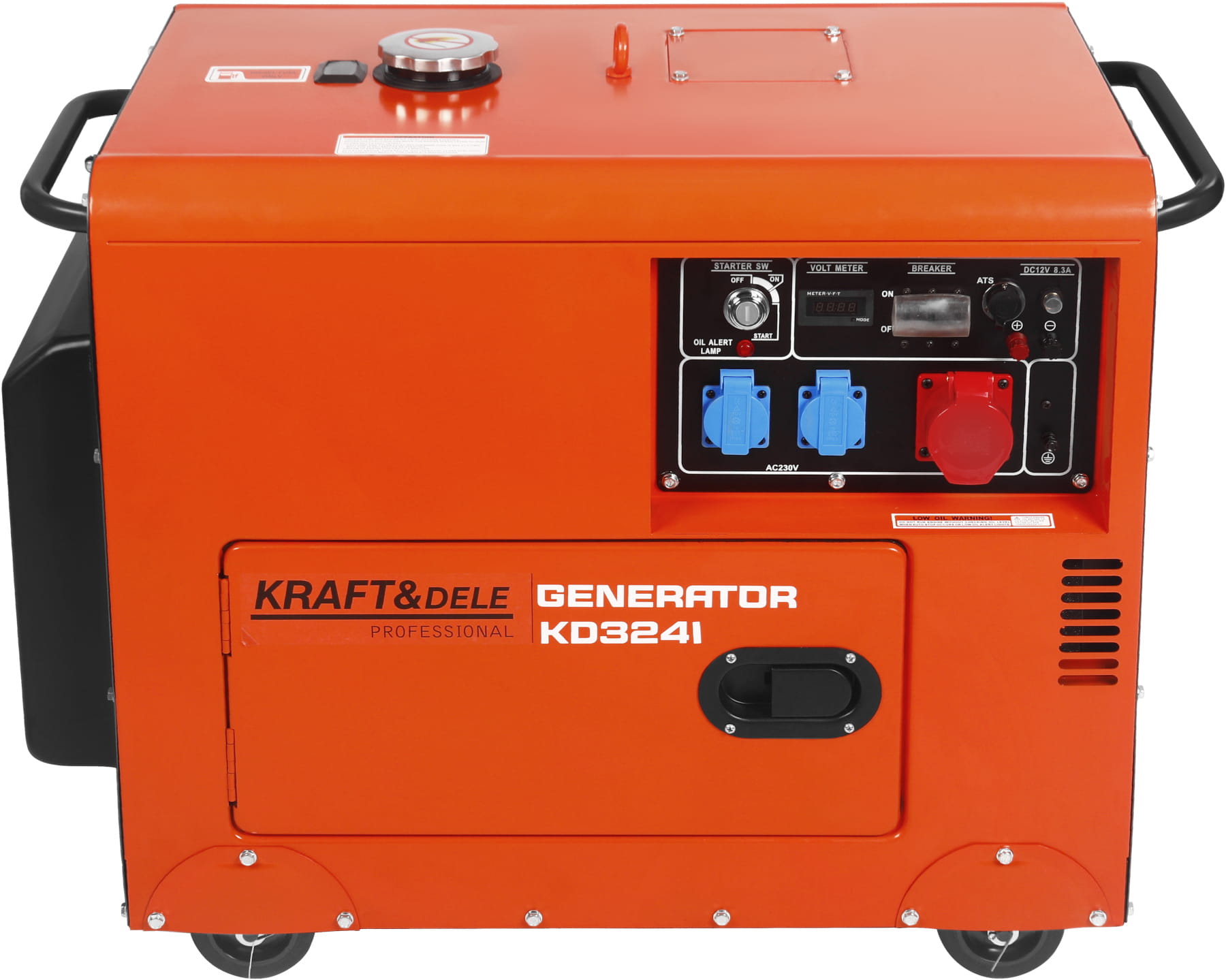 Elektrocentrála 230V 400V 7kW Diesel + ATS KD3241