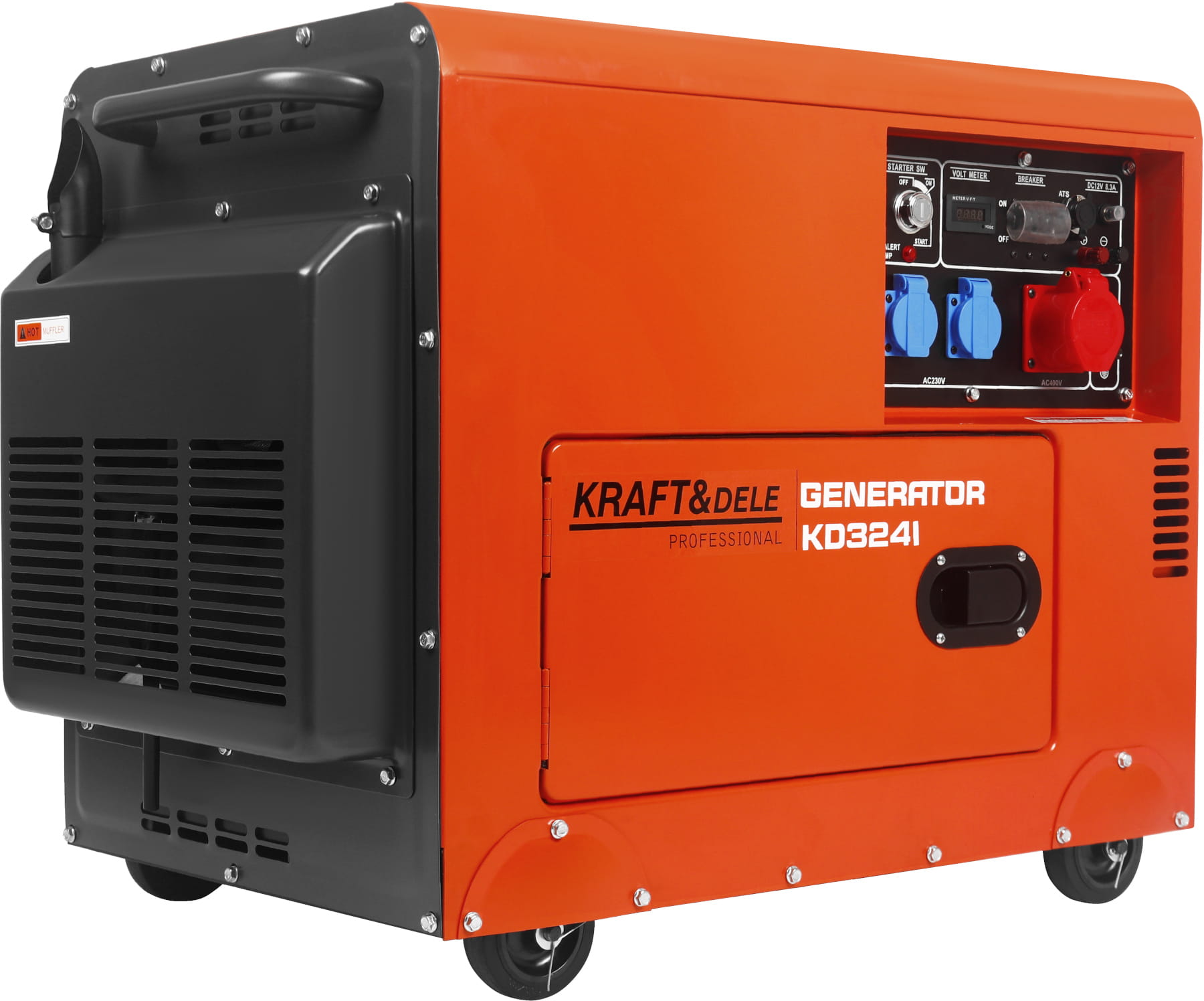 Elektrocentrála 230V 400V 7kW Diesel + ATS KD3241