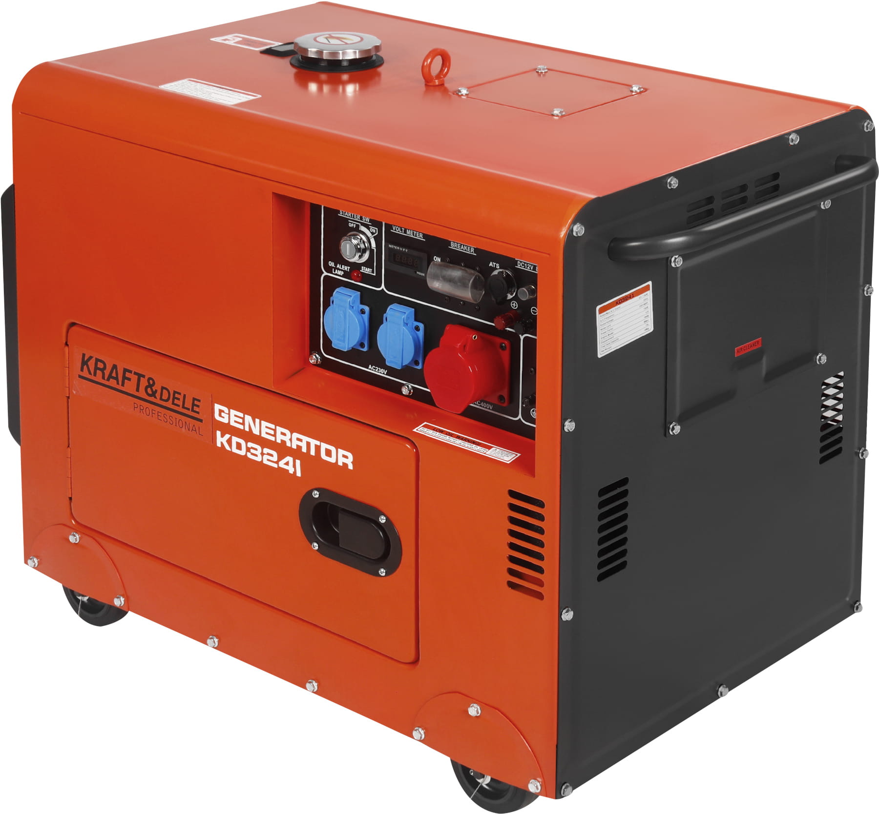 Elektrocentrála 230V 400V 7kW Diesel + ATS KD3241