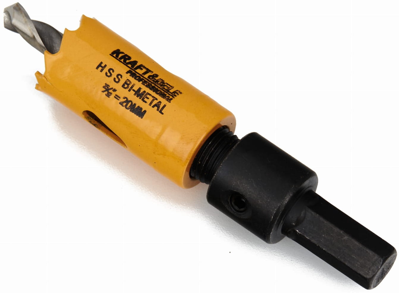SADA KORUNEK DO DŘEVA A KOVU 17ks 19-76mm + adaptér KD10758