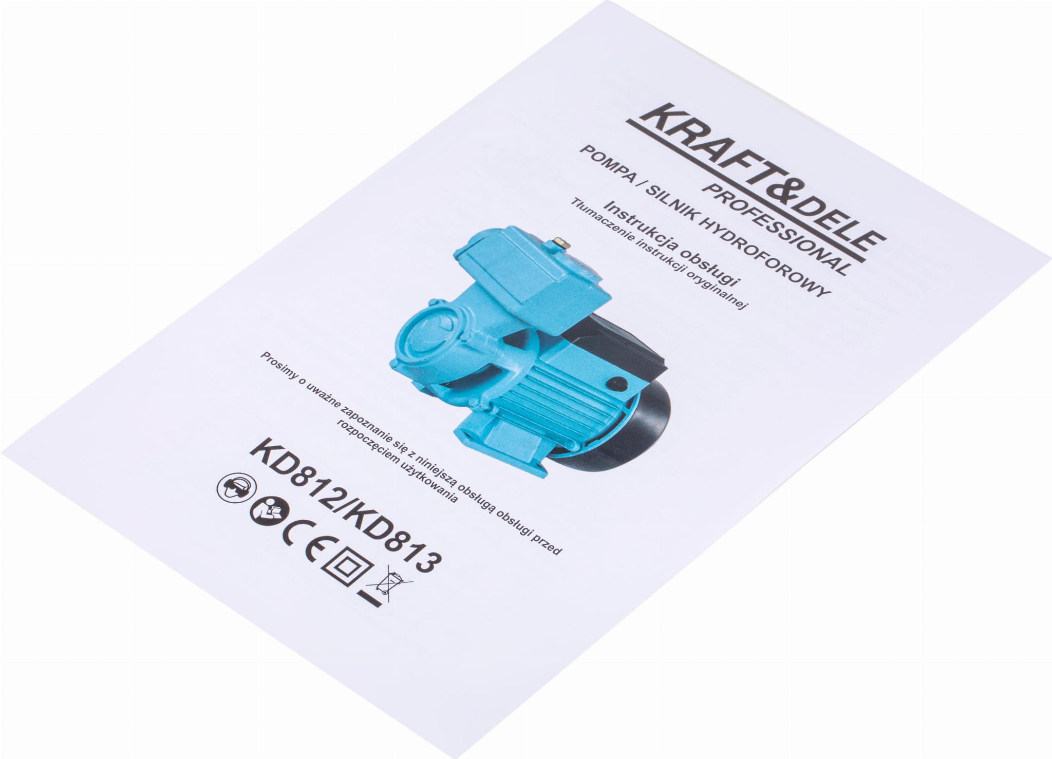 Hydroforové čerpadlo na vodu 750W 55L/min KD813