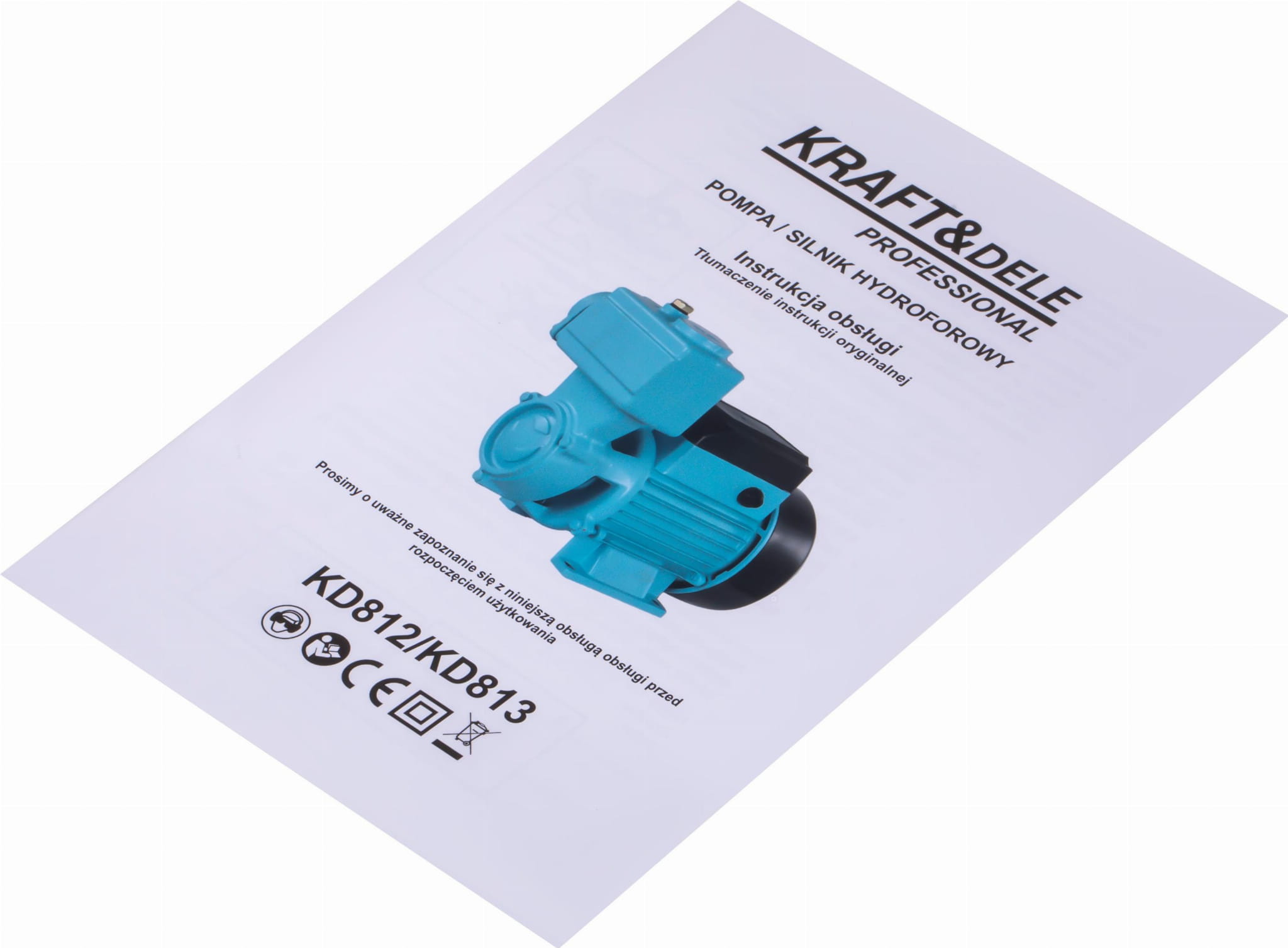 Hydroforové vodní čerpadlo 550W 40L/min KD812